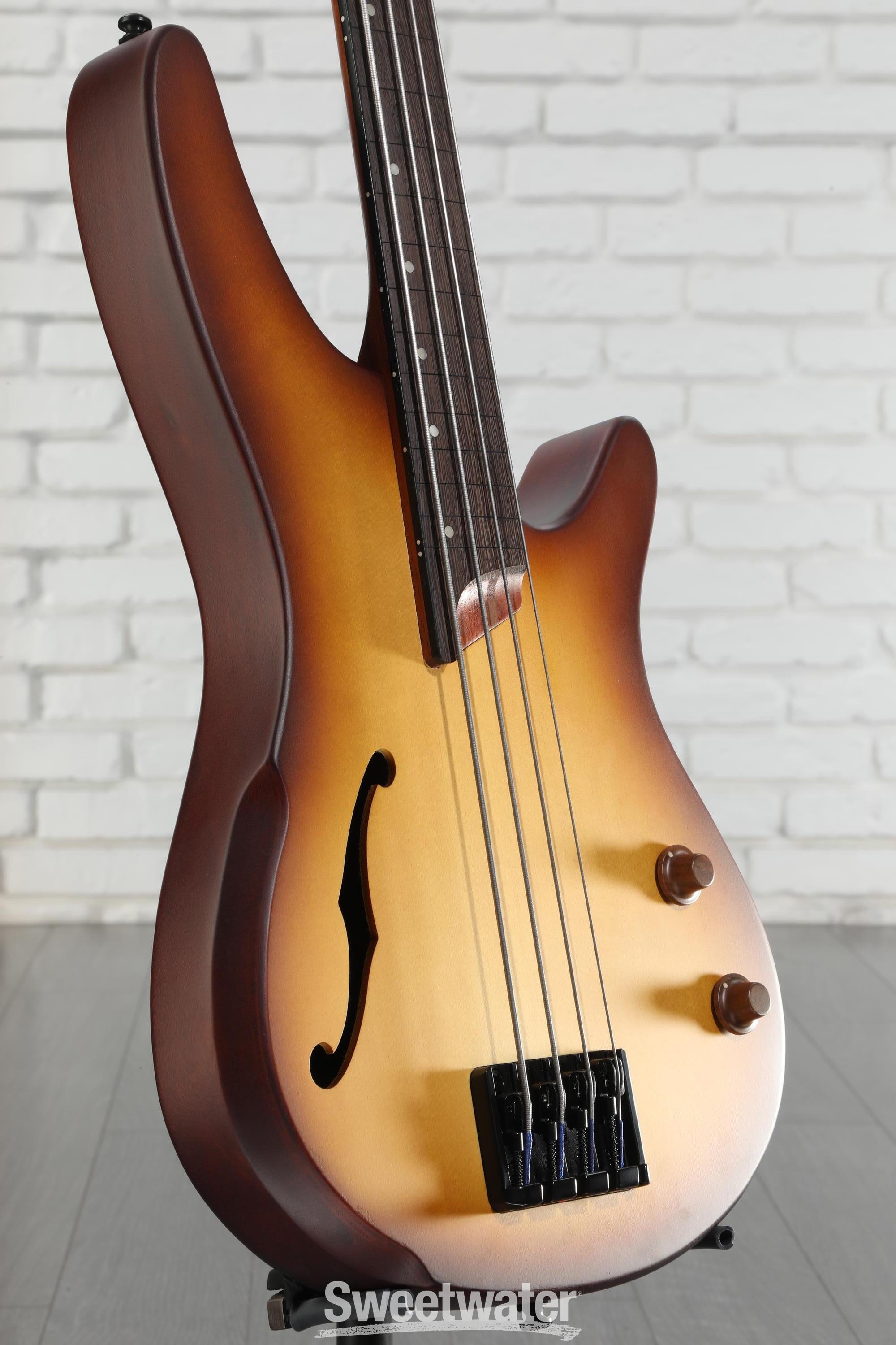 Ibanez SRH500F Fretless Bass Guitar - Natural Browned Burst