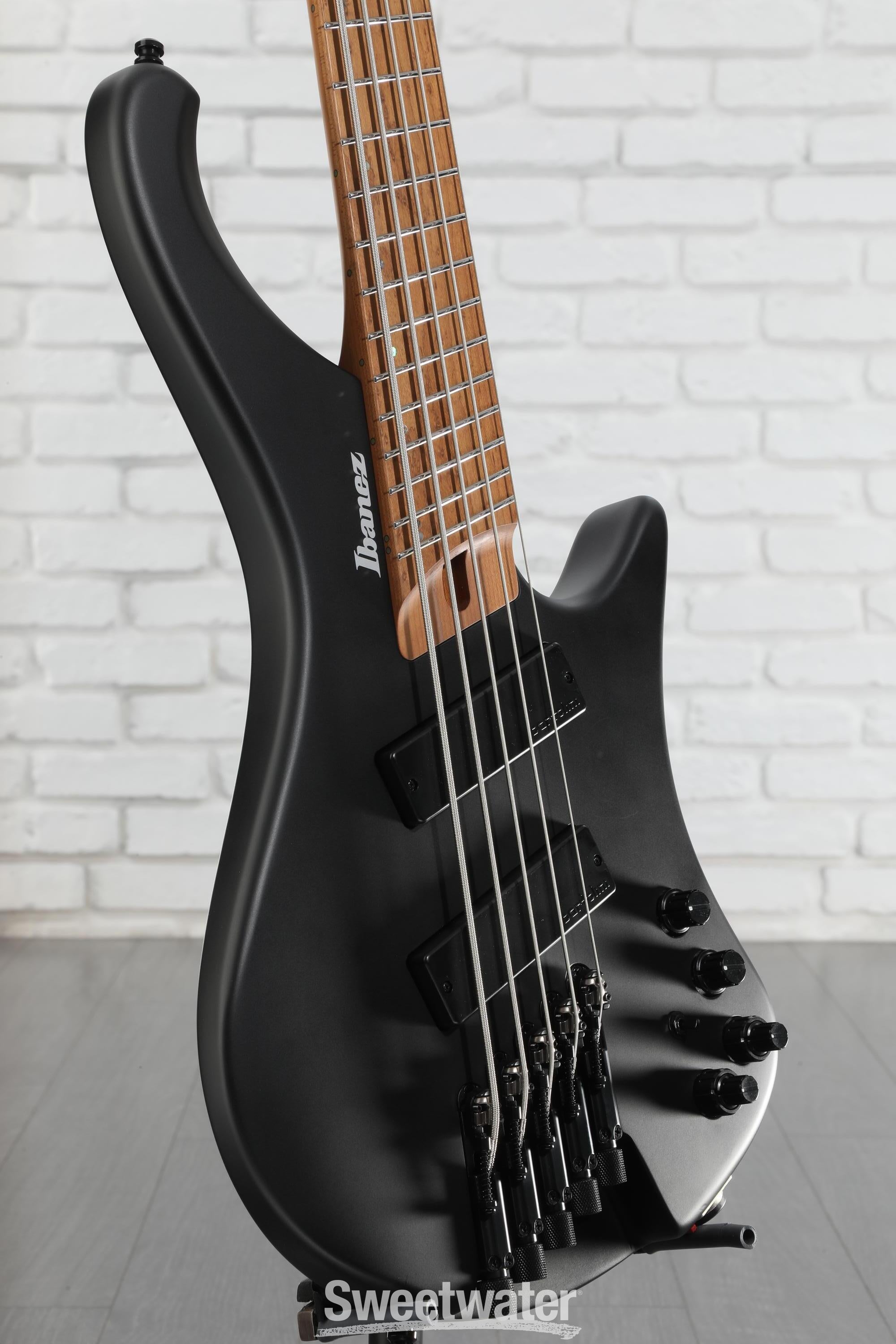 Ibanez Bass Workshop EHB1005MS Bass Guitar - Black Flat