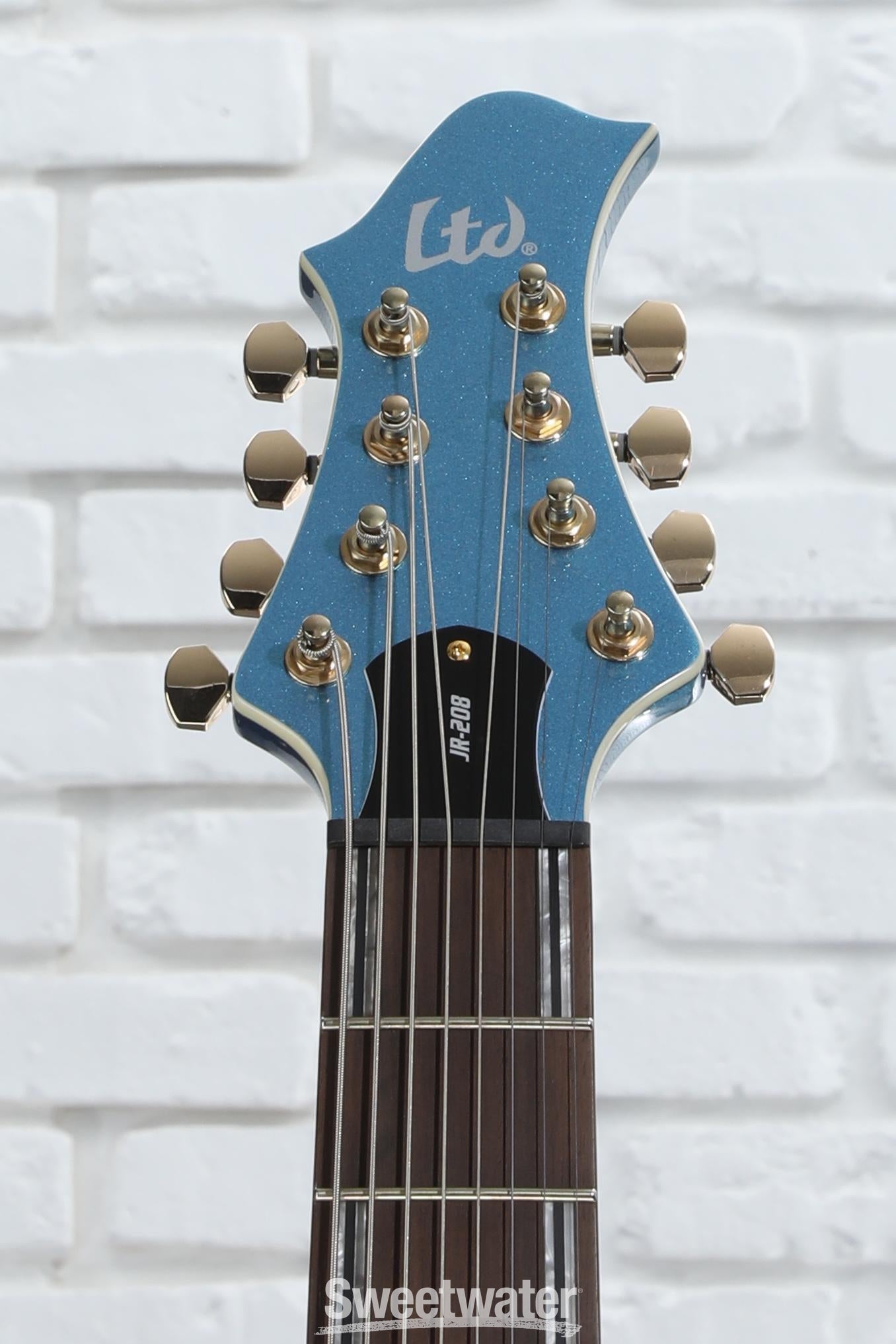 ギター blue esp-ltd-jr-208-javier-reyes-