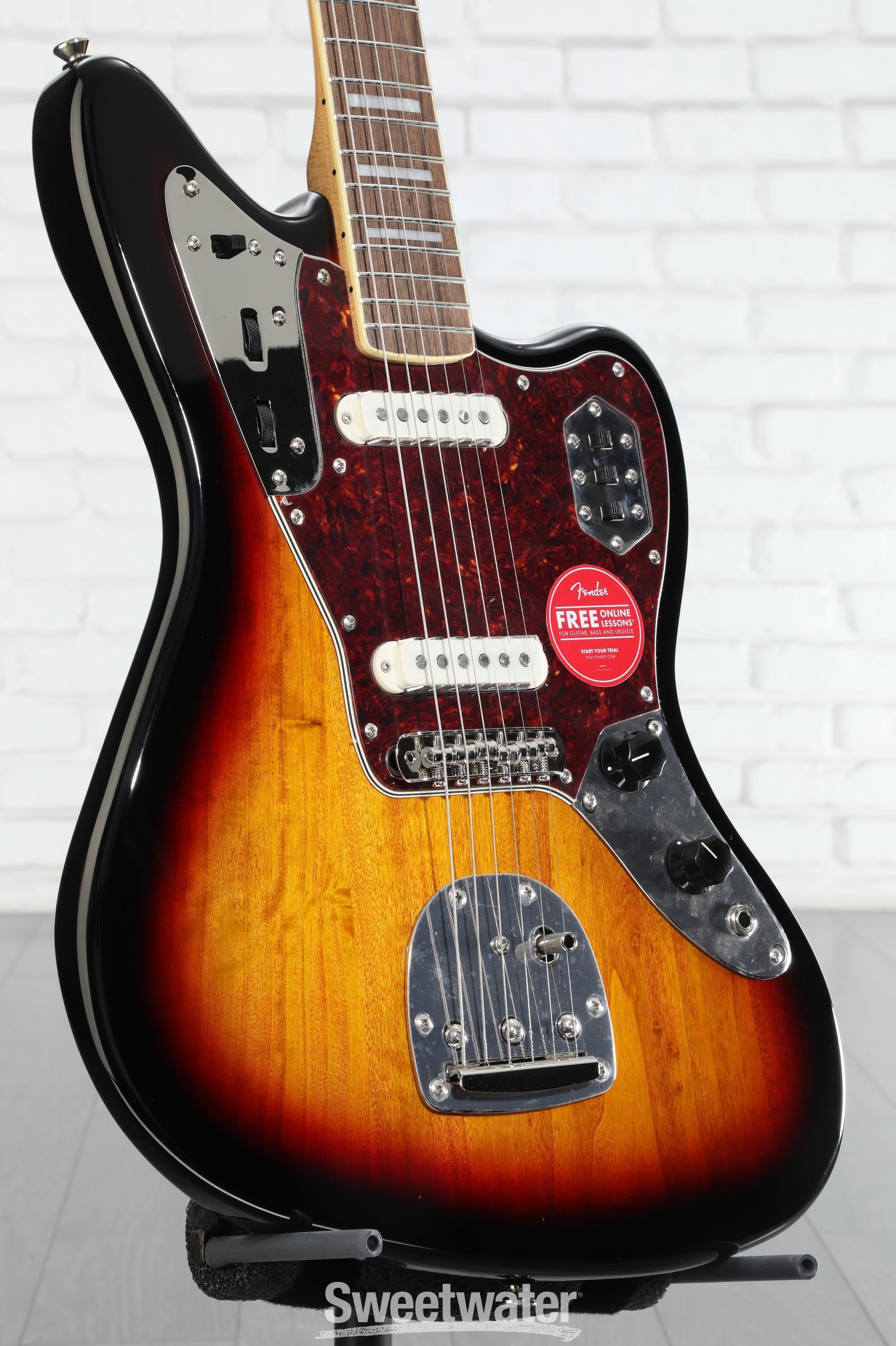 Squier Classic Vibe '70s Jaguar - 3-Tone Sunburst | Sweetwater