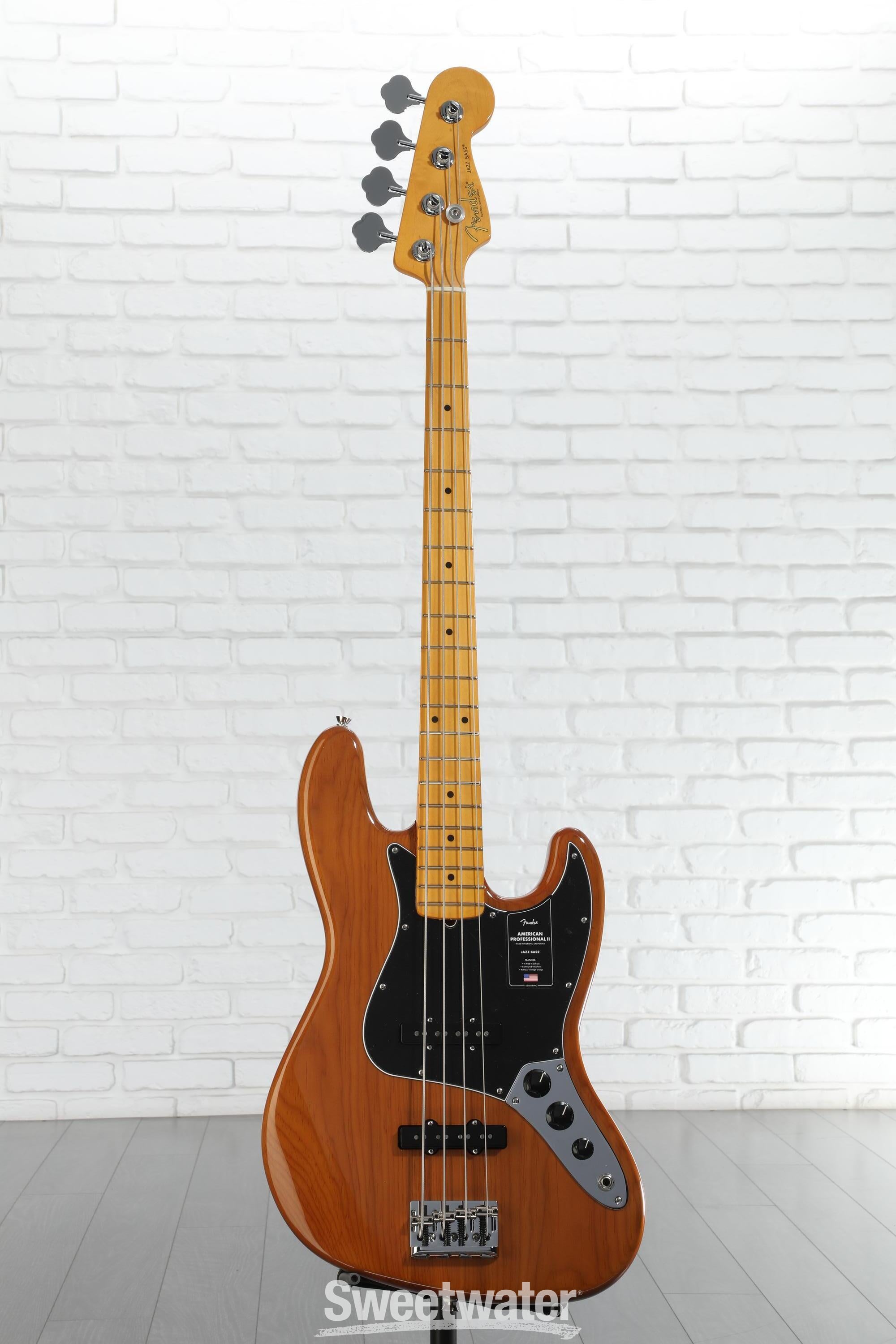 Fender American Professional II Jazz Bass Guitar - Natural