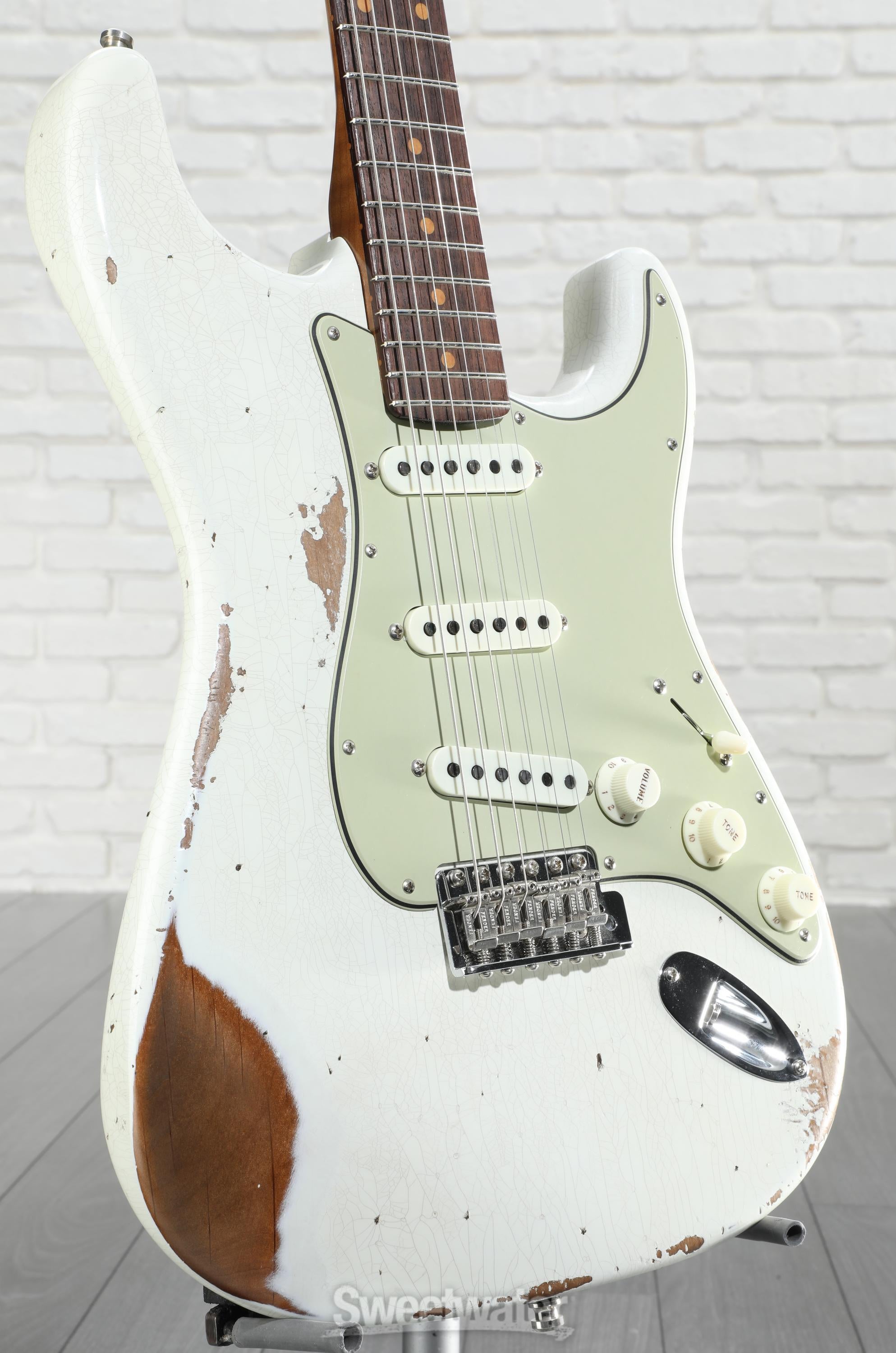 Fender Custom Shop GT11 Heavy Relic Stratocaster - Olympic White