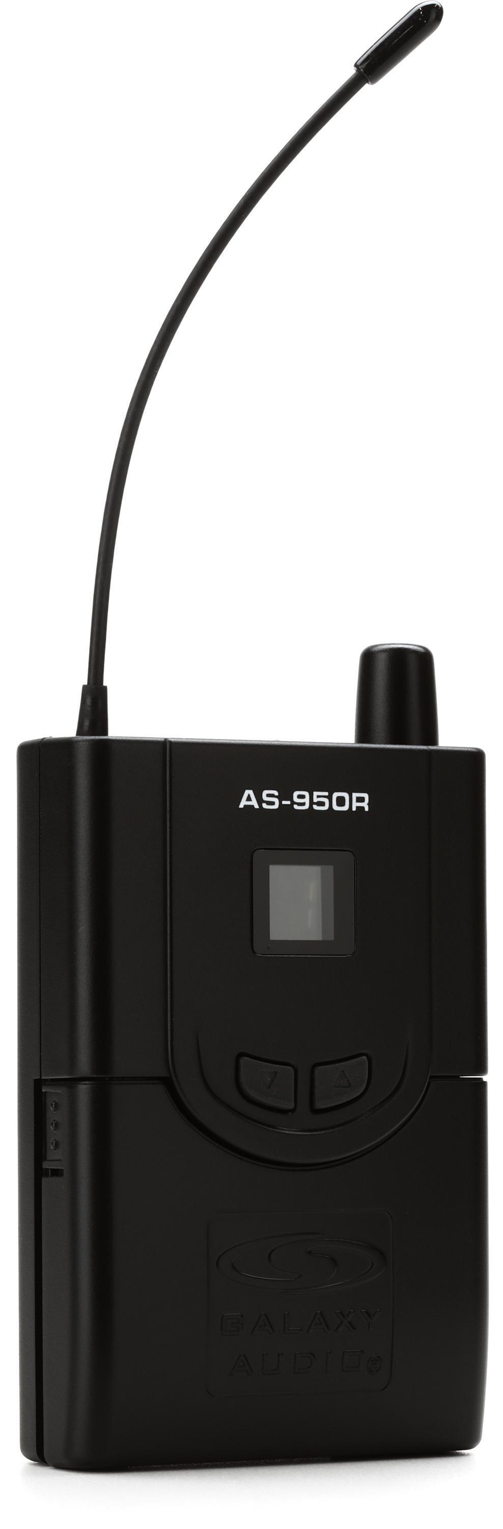 AS-950R Wireless In-ear Monitor Receiver (518-542 MHz) - Sweetwater