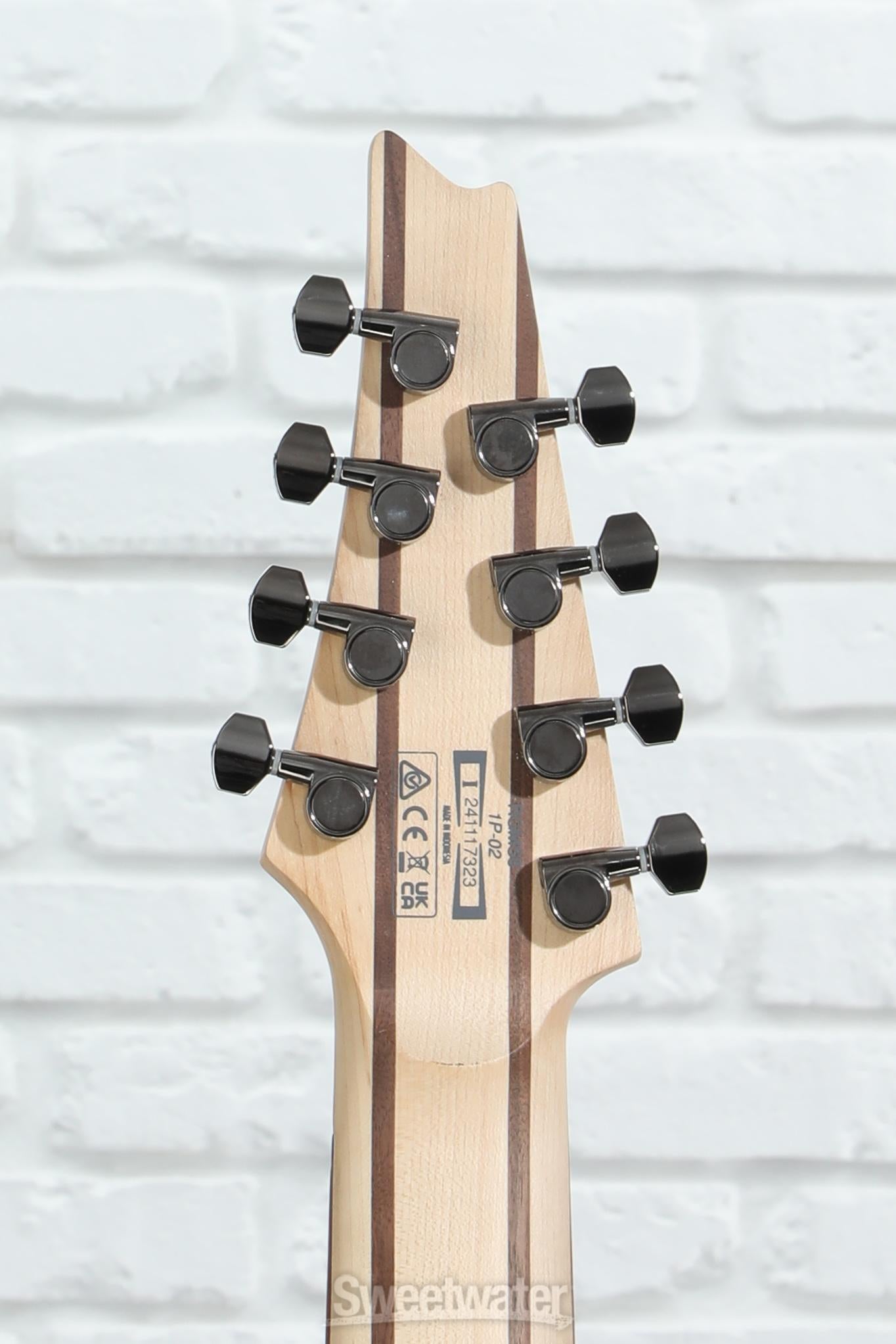 Ibanez RG Standard RGMS8 Multi-scale 8-string Electric Guitar - Black