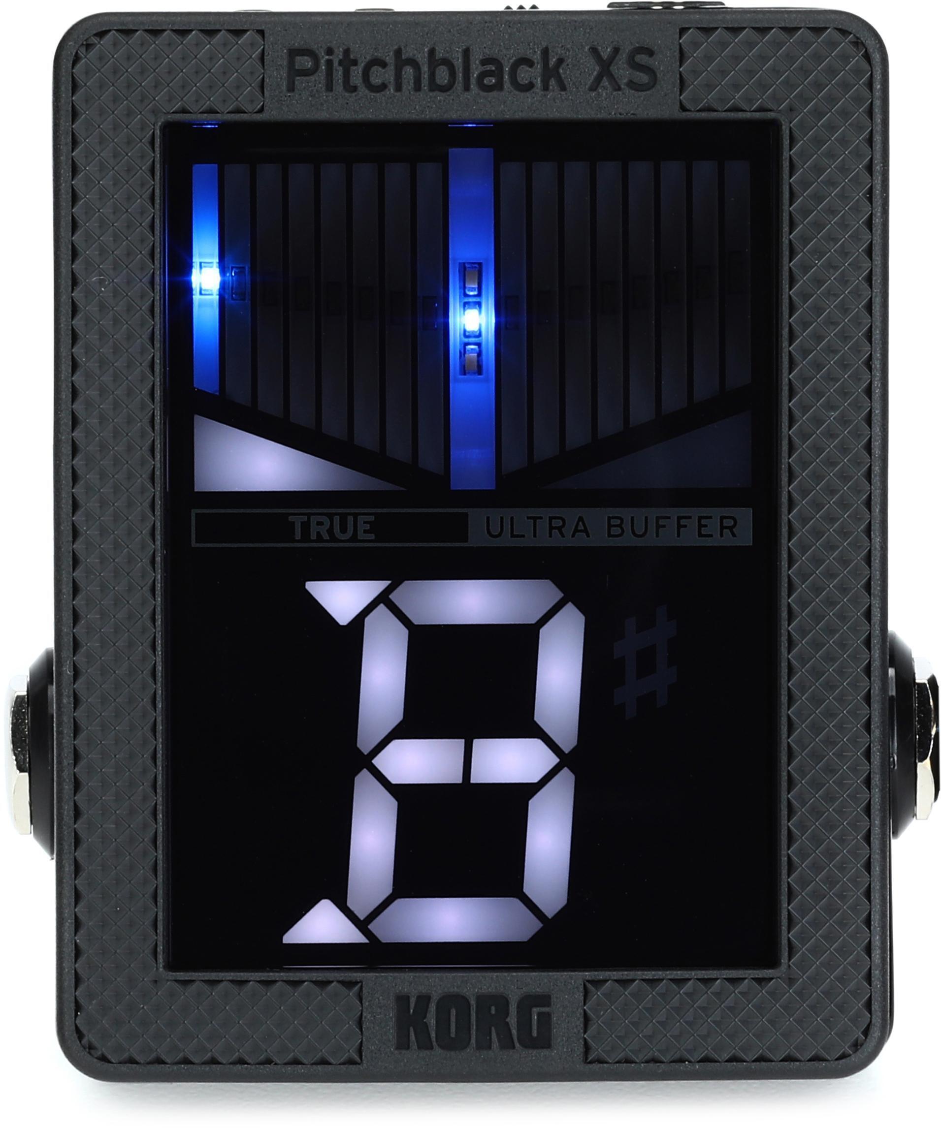 Korg Pitchblack Advance Tuner Pedal - Metallic Blue | Sweetwater