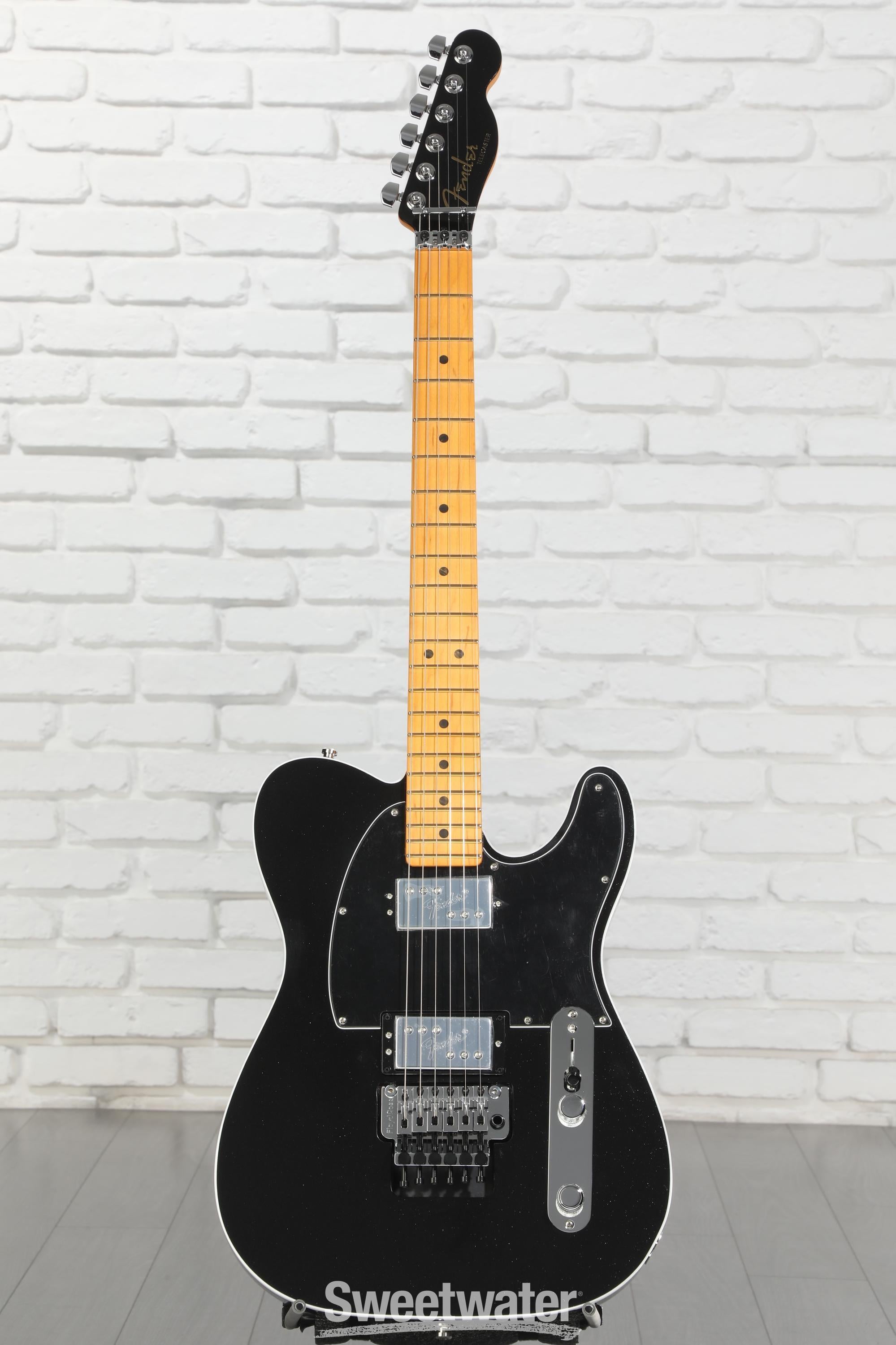 Fender American Ultra Luxe Telecaster Floyd Rose HH - Mystic Black