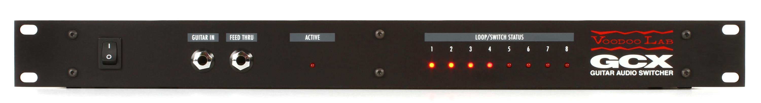 Voodoo Lab GCX True Bypass 8-Loop Rackmount Audio Switcher