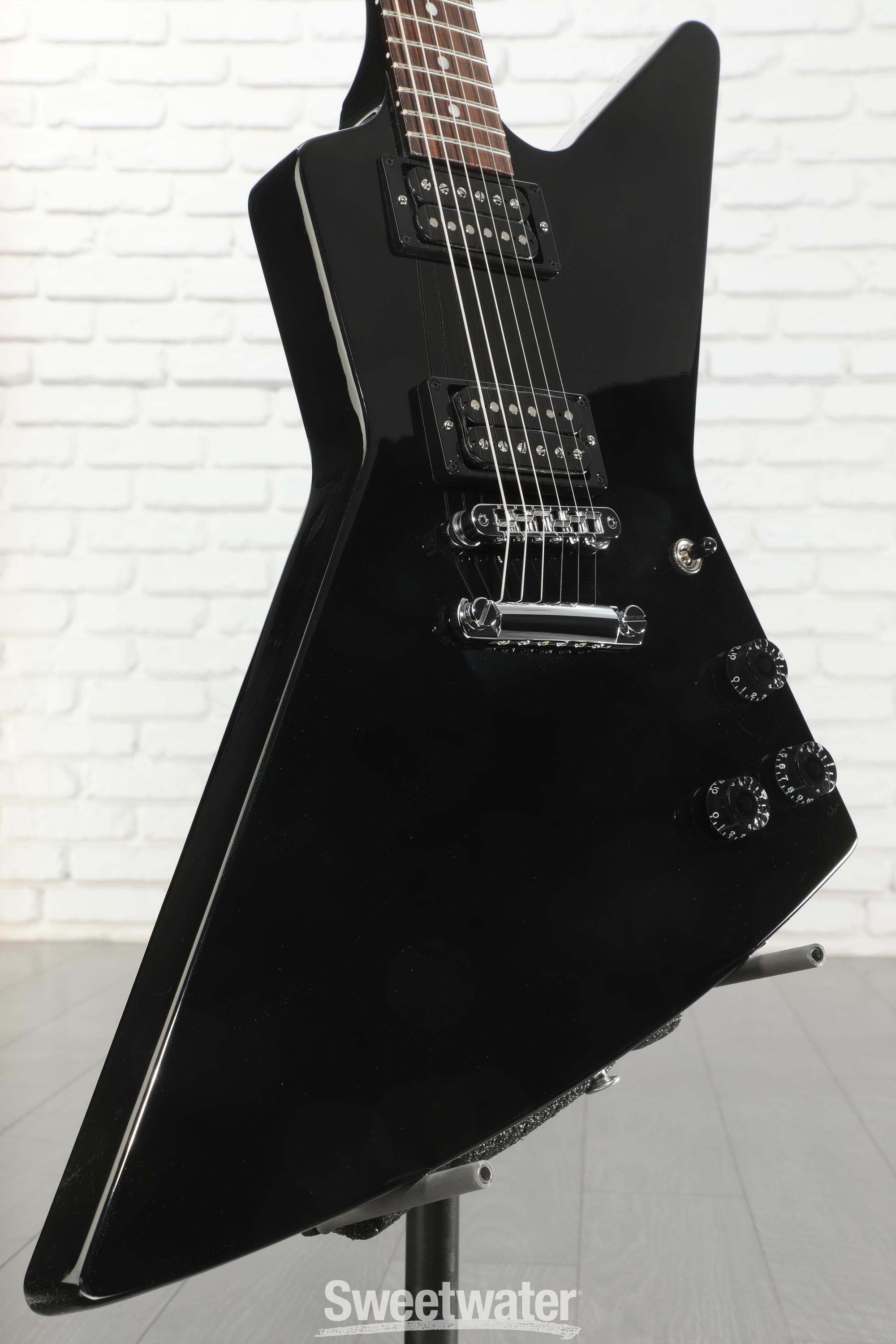 Gibson 80s Explorer Solidbody Electric Guitar - Ebony | Sweetwater