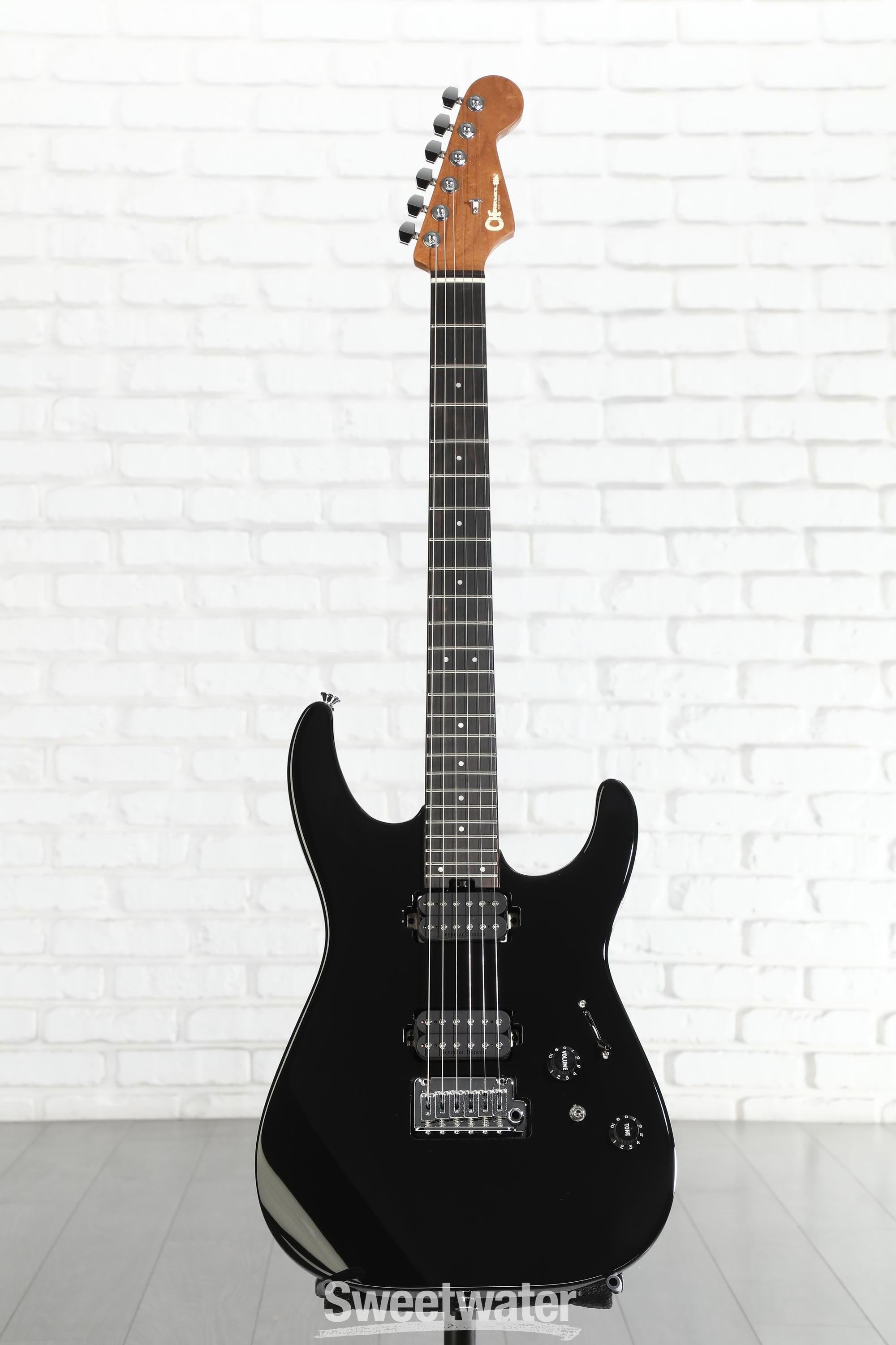 Charvel Pro-Mod DK24 HH 2PT EB Electric Guitar - Gloss Black
