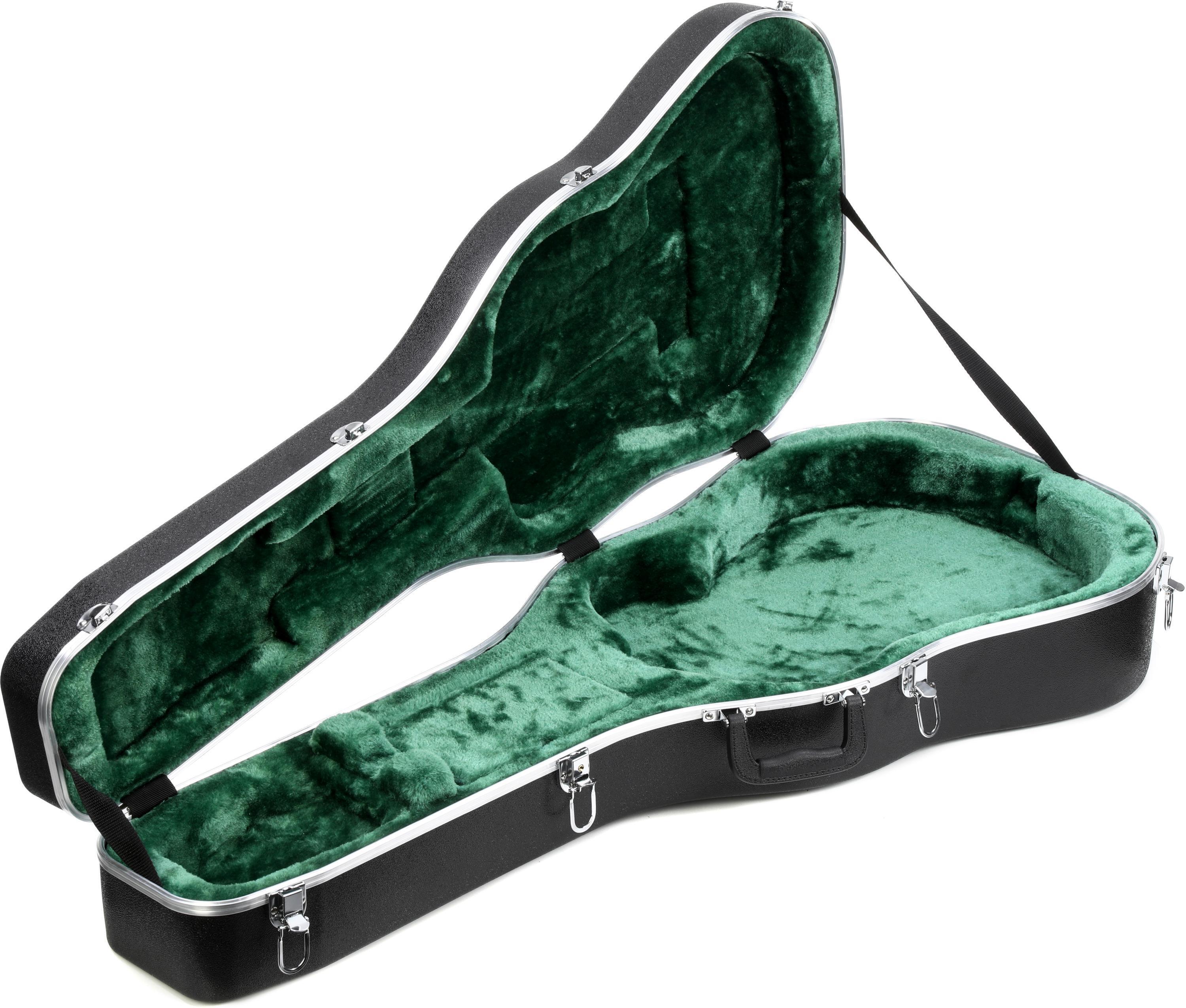 Martin 12D0002 000-14F Acoustic Guitar Case - Black/Green