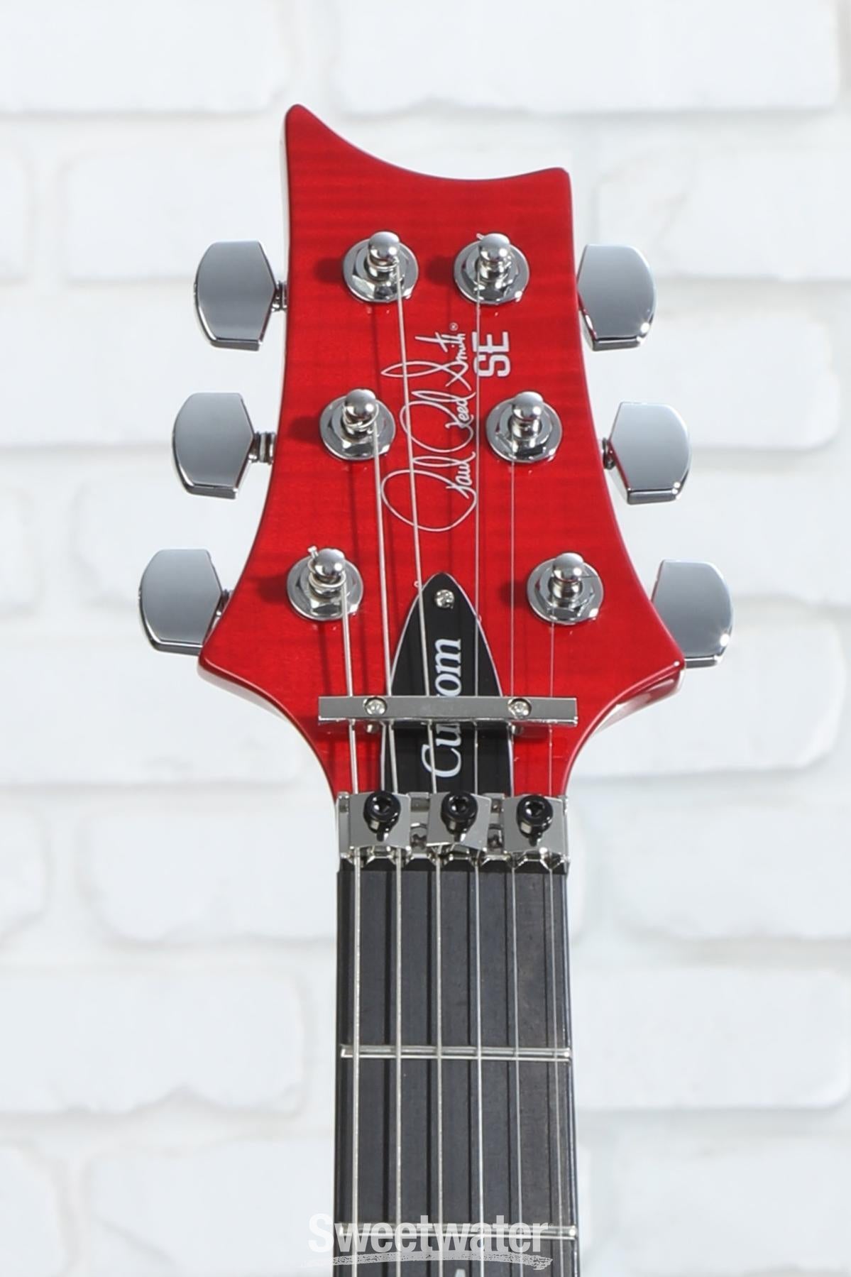PRS SE Custom 24 Floyd Electric Guitar - Charcoal Cherry