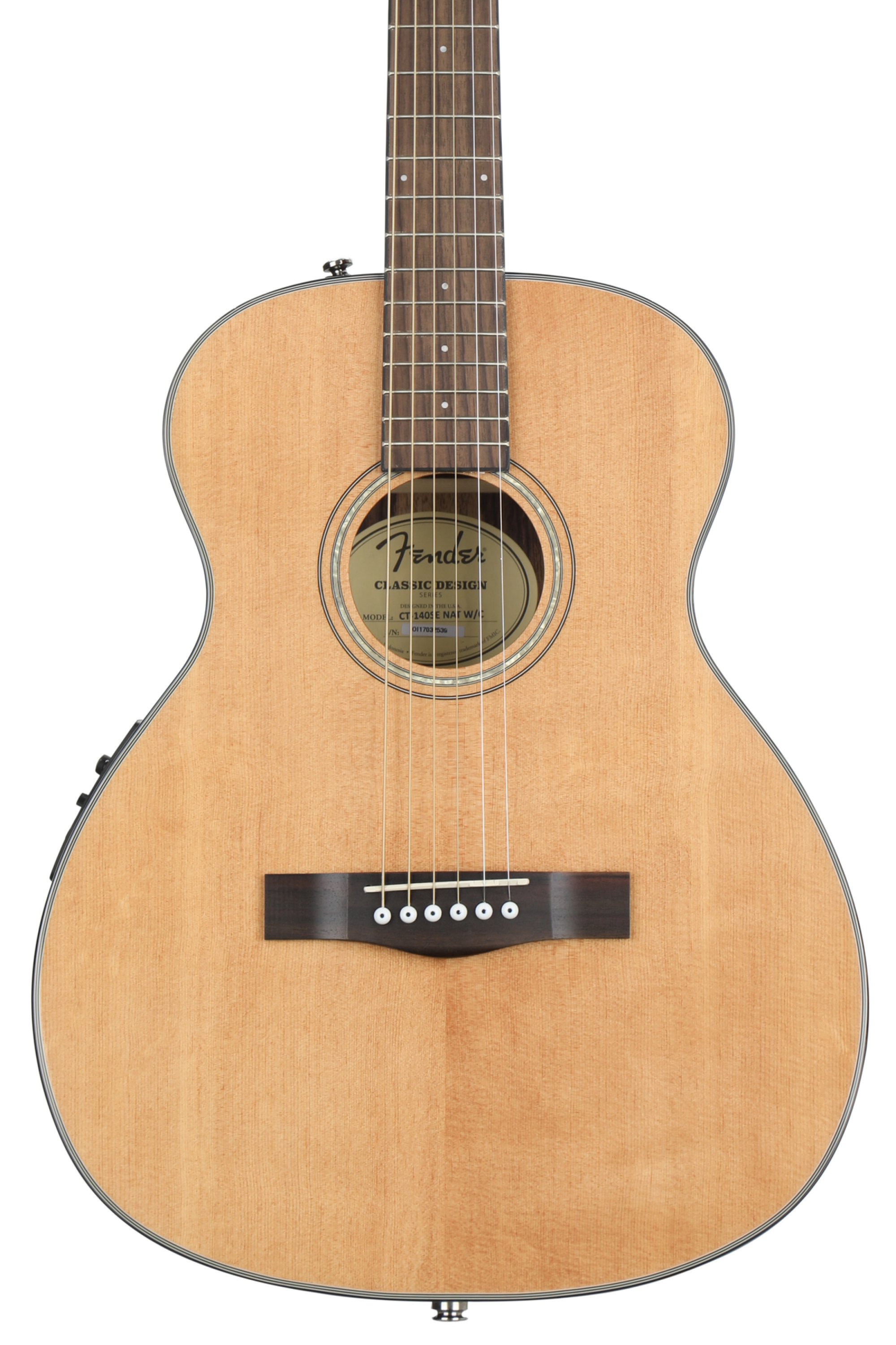 Fender CT-140se natアコースティックギター ハードケース付き Fender CT-140SE - Natural | Sweetwater