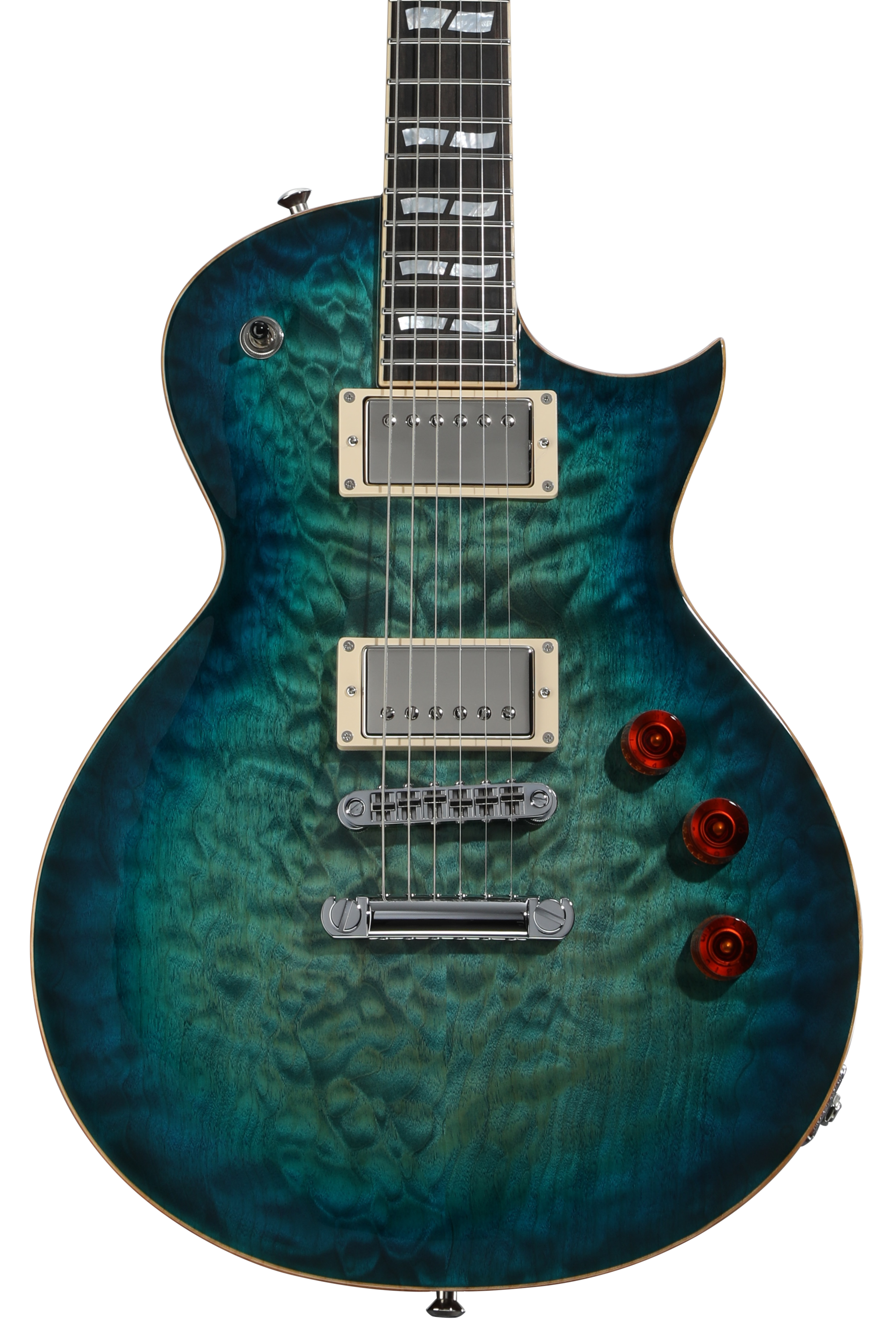 ESP Eclipse USA Electric Guitar - Aqua Marine Sunburst