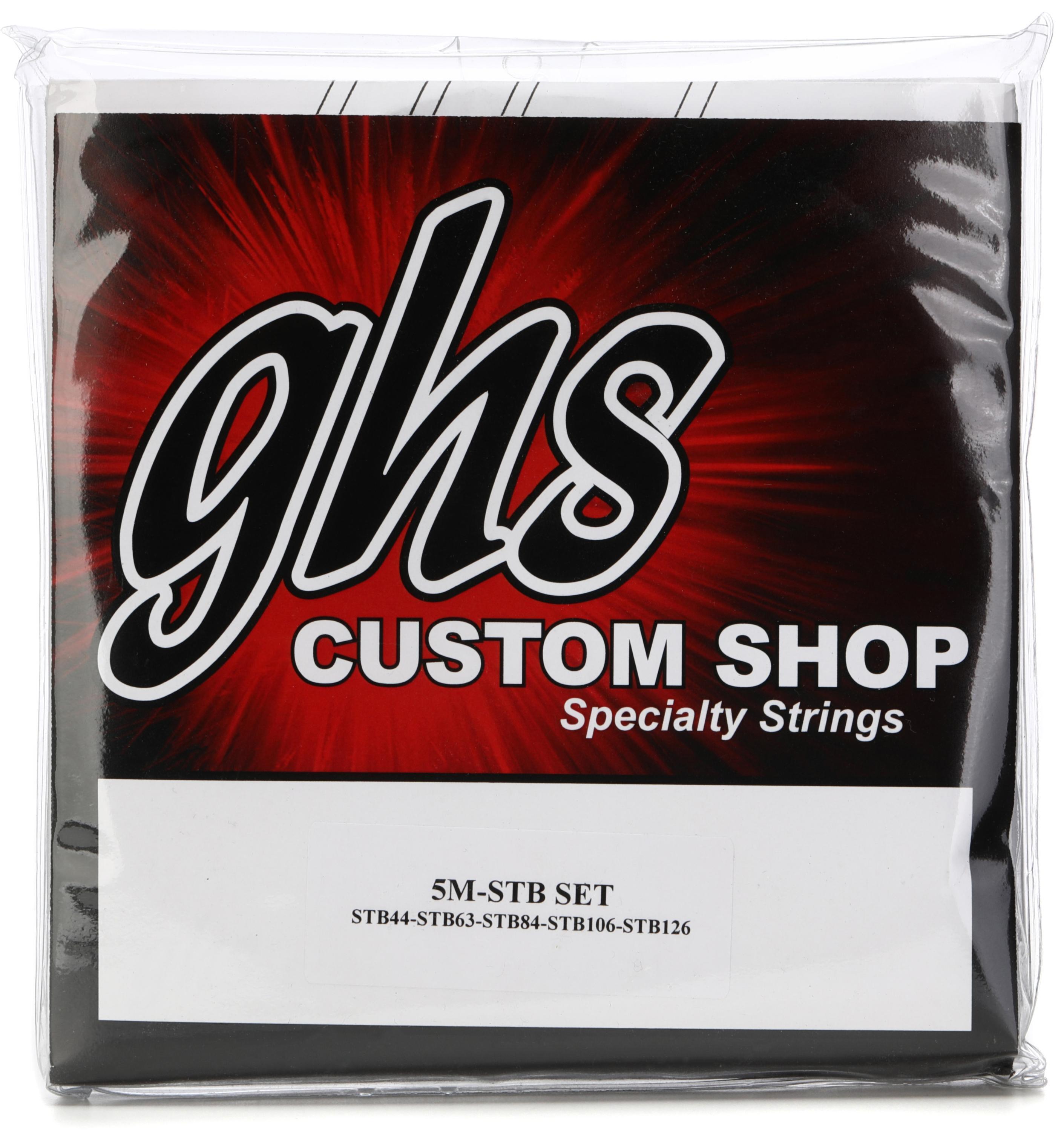 GHS 5M-STB Super Steel Bass Guitar Strings - .044-.126