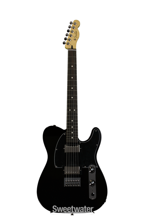 Fender Blacktop Telecaster HH - Black, Rosewood | Sweetwater Fender Blacktop Telecaster HH - Black, Rosewood | Sweetwater