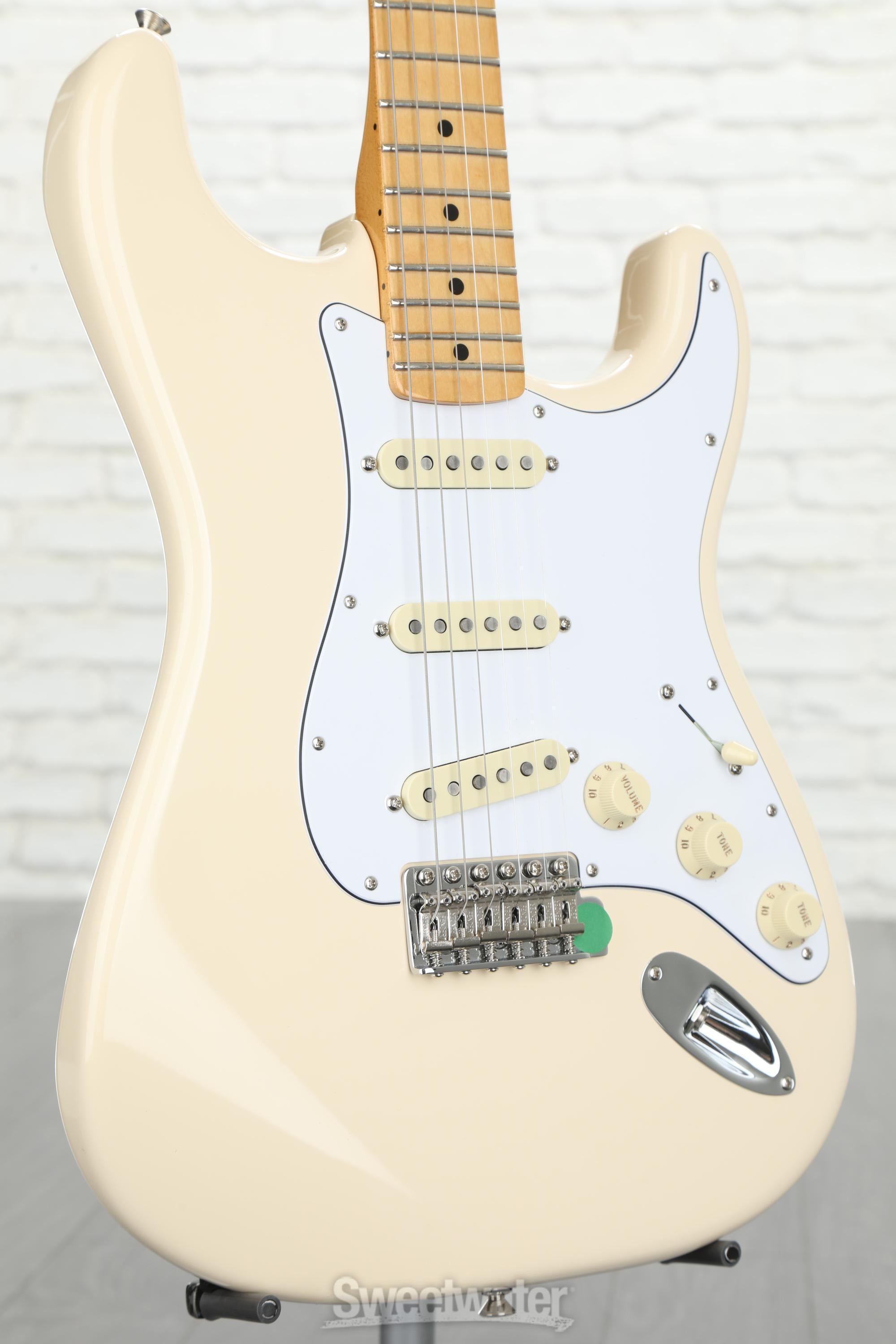 Fender Jimi Hendrix Stratocaster - Olympic White with Maple Fingerboard |  Sweetwater