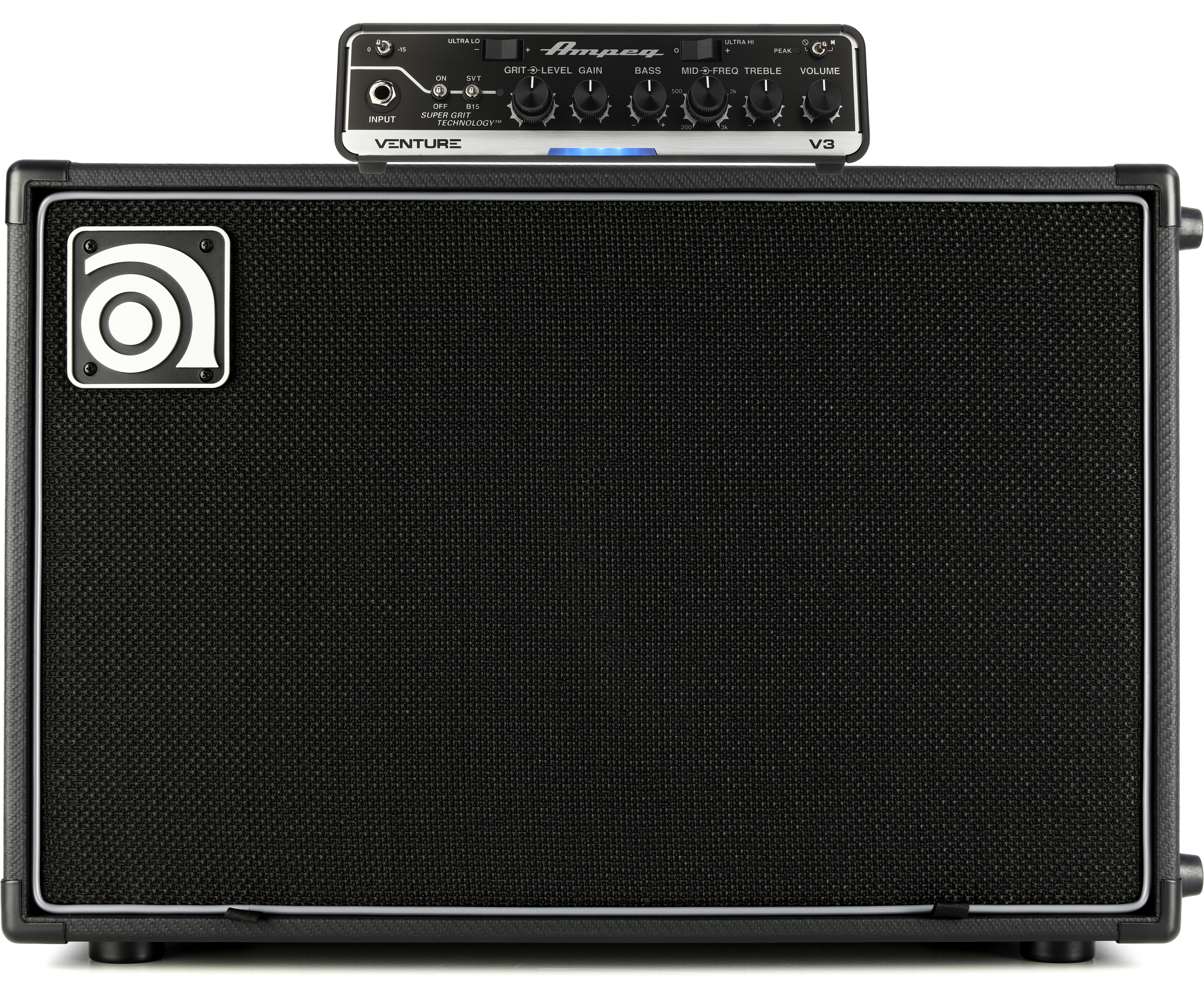 ampeg VENTURE V3 300-Watt ベースヘッドアンプ Amazon | アンペグ AMPEG ベースアンプヘッド 300W VENTURE V3