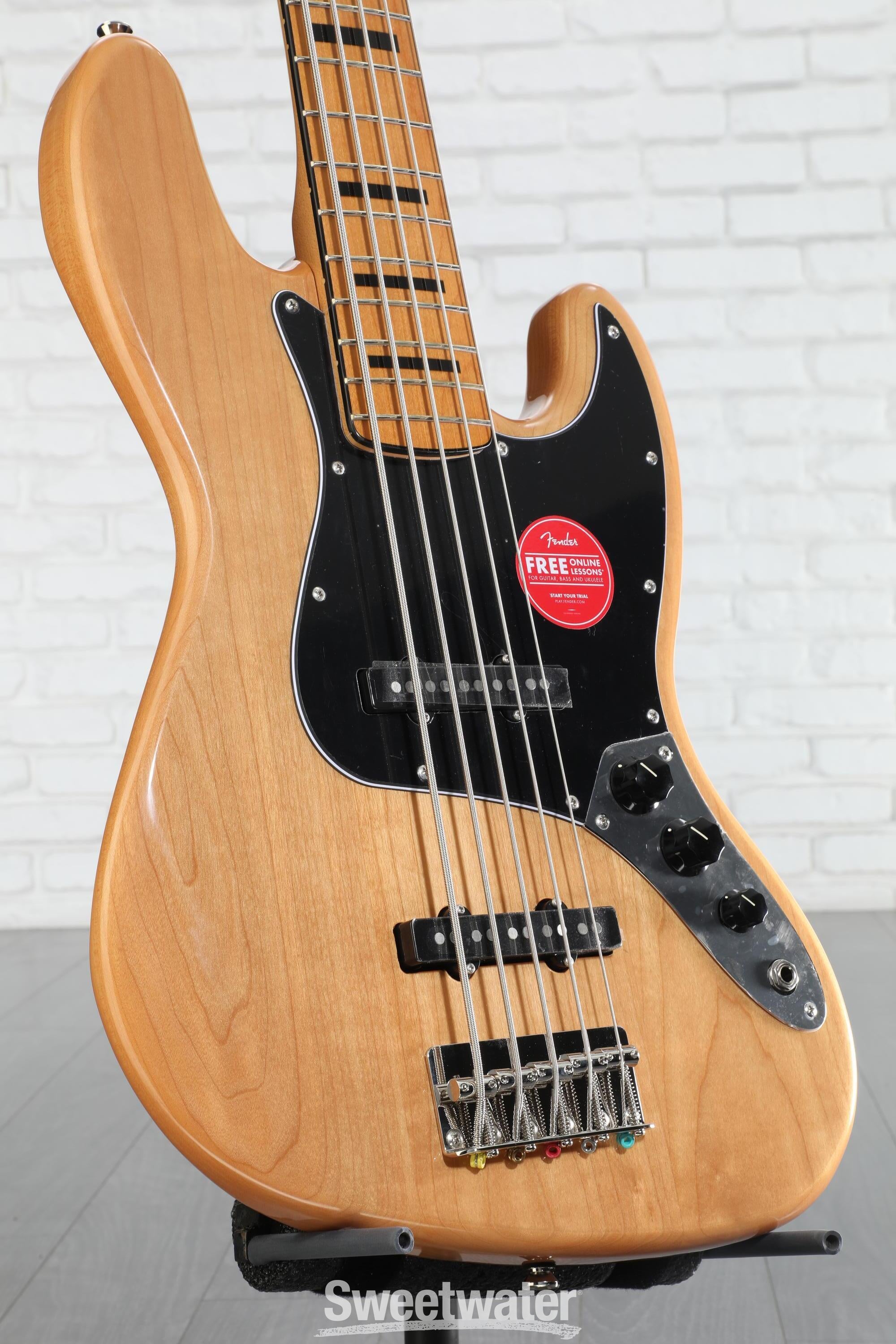 Squier Classic Vibe '70s Jazz Bass V - Natural with Maple