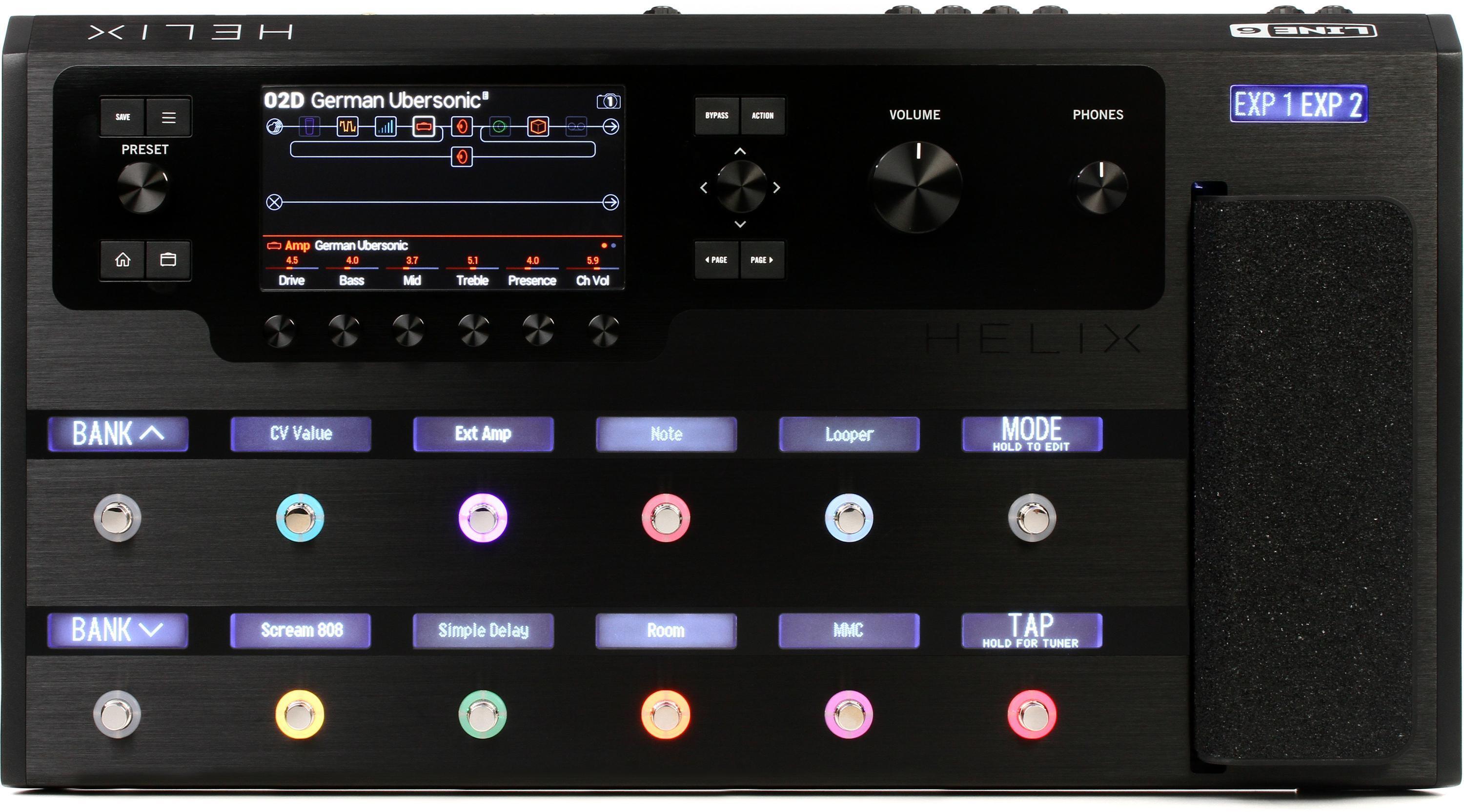 Line 6 Helix Guitar Multi-effects Floor Processor Reviews | Sweetwater