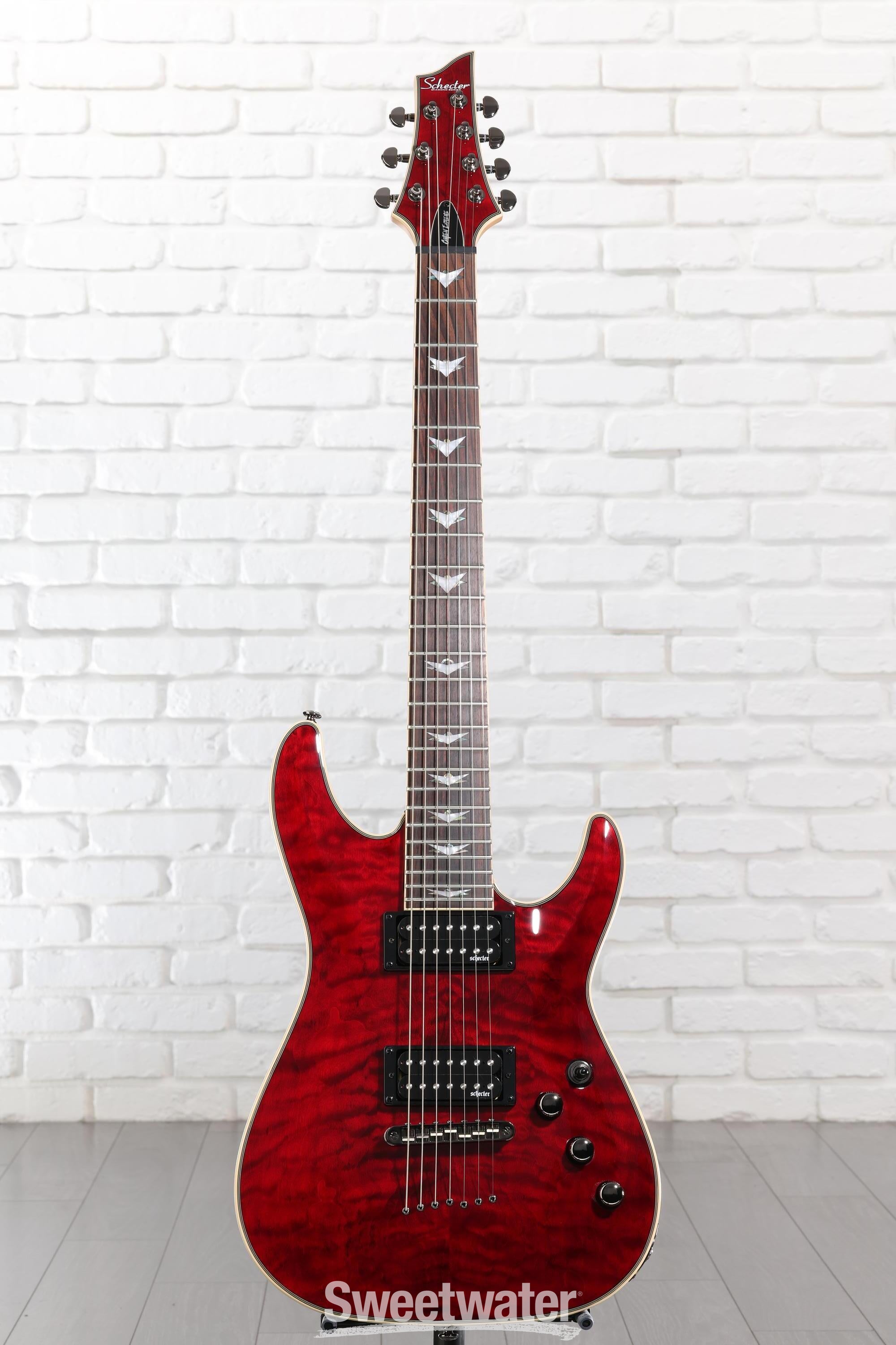 Schecter Omen Extreme-7 Electric Guitar - Black Cherry | Sweetwater