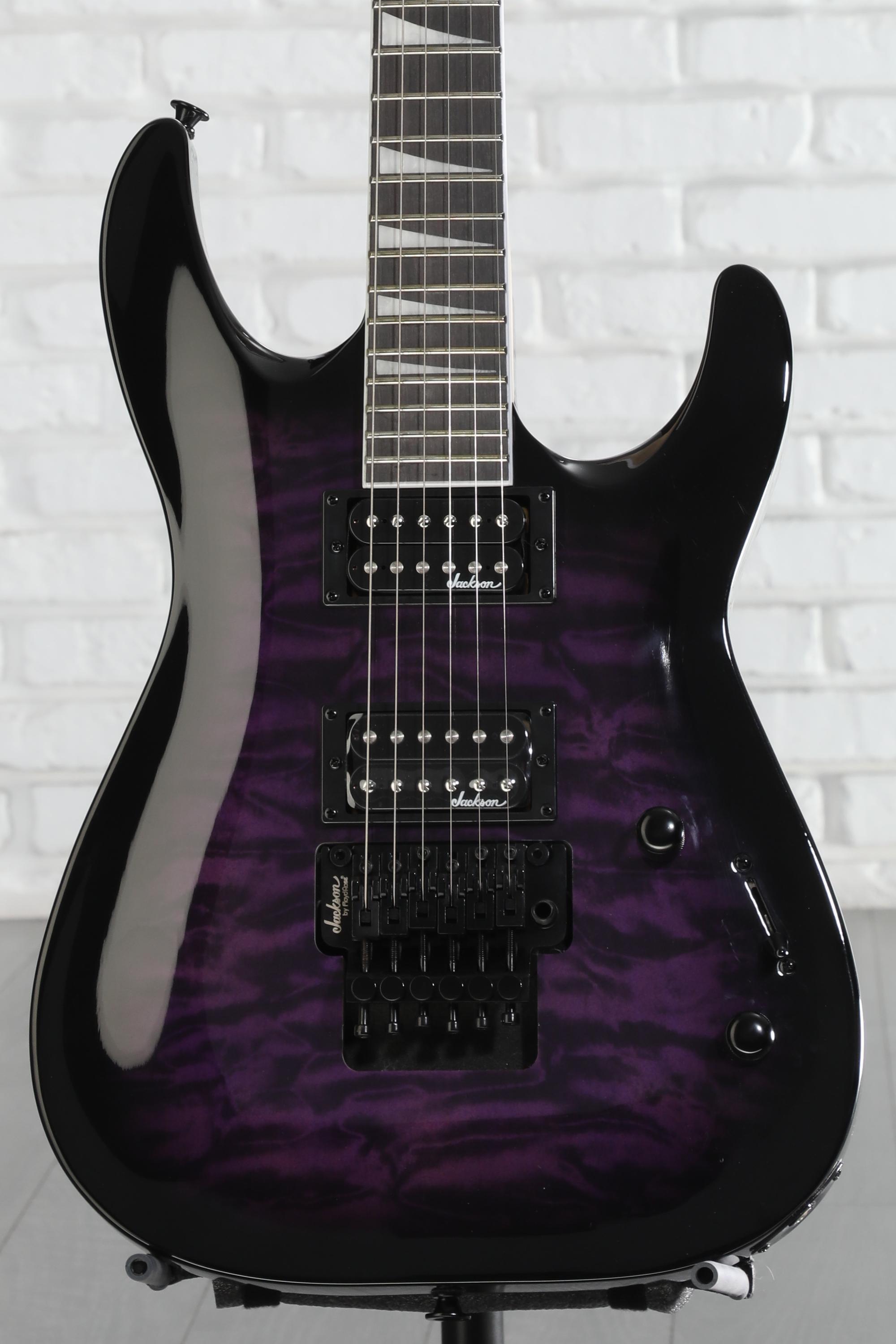 Jackson Dinky Arch Top JS32Q DKA - Transparent Purple Burst