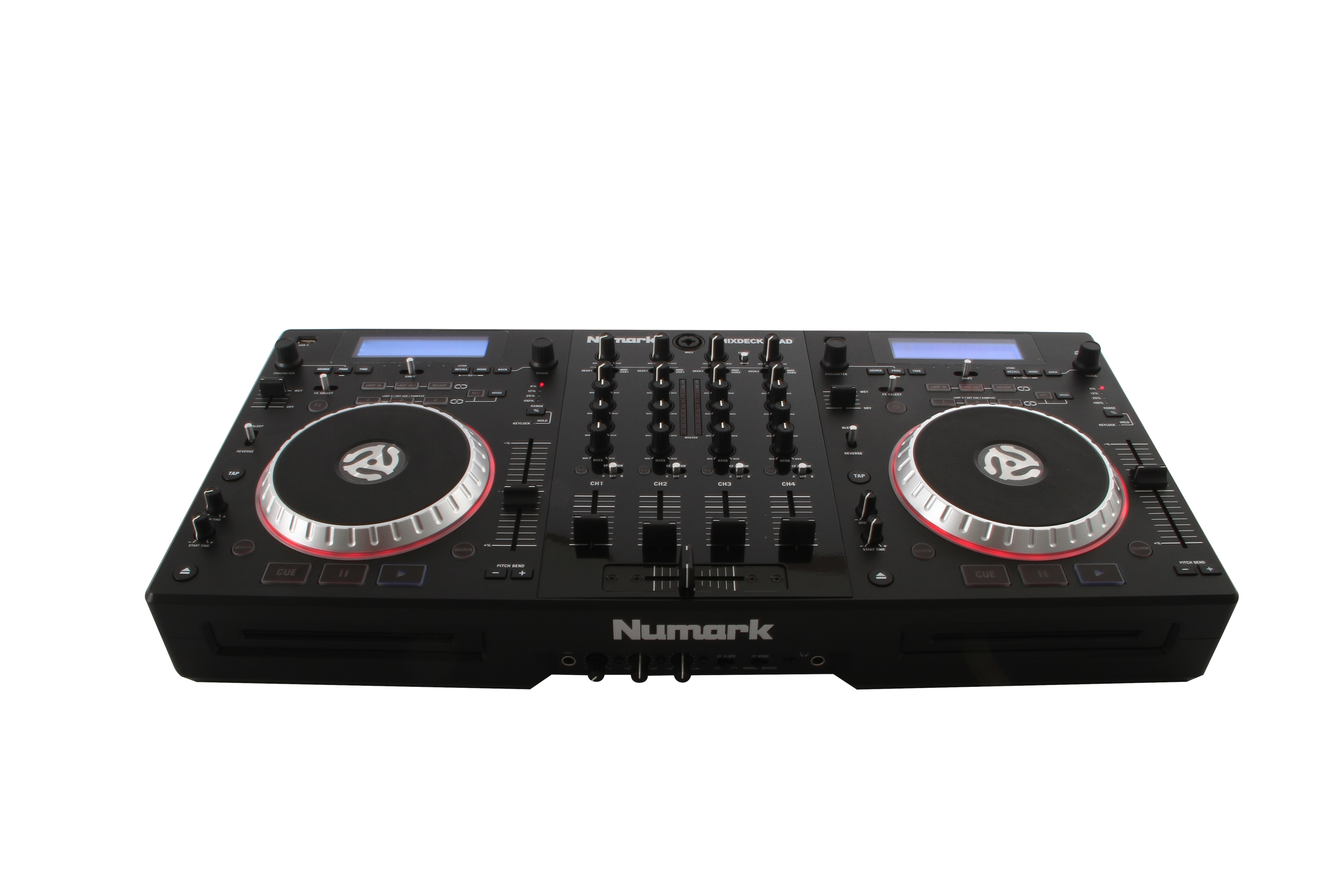 Numark Mixdeck Quad | Sweetwater Numark Mixdeck Quad | Sweetwater