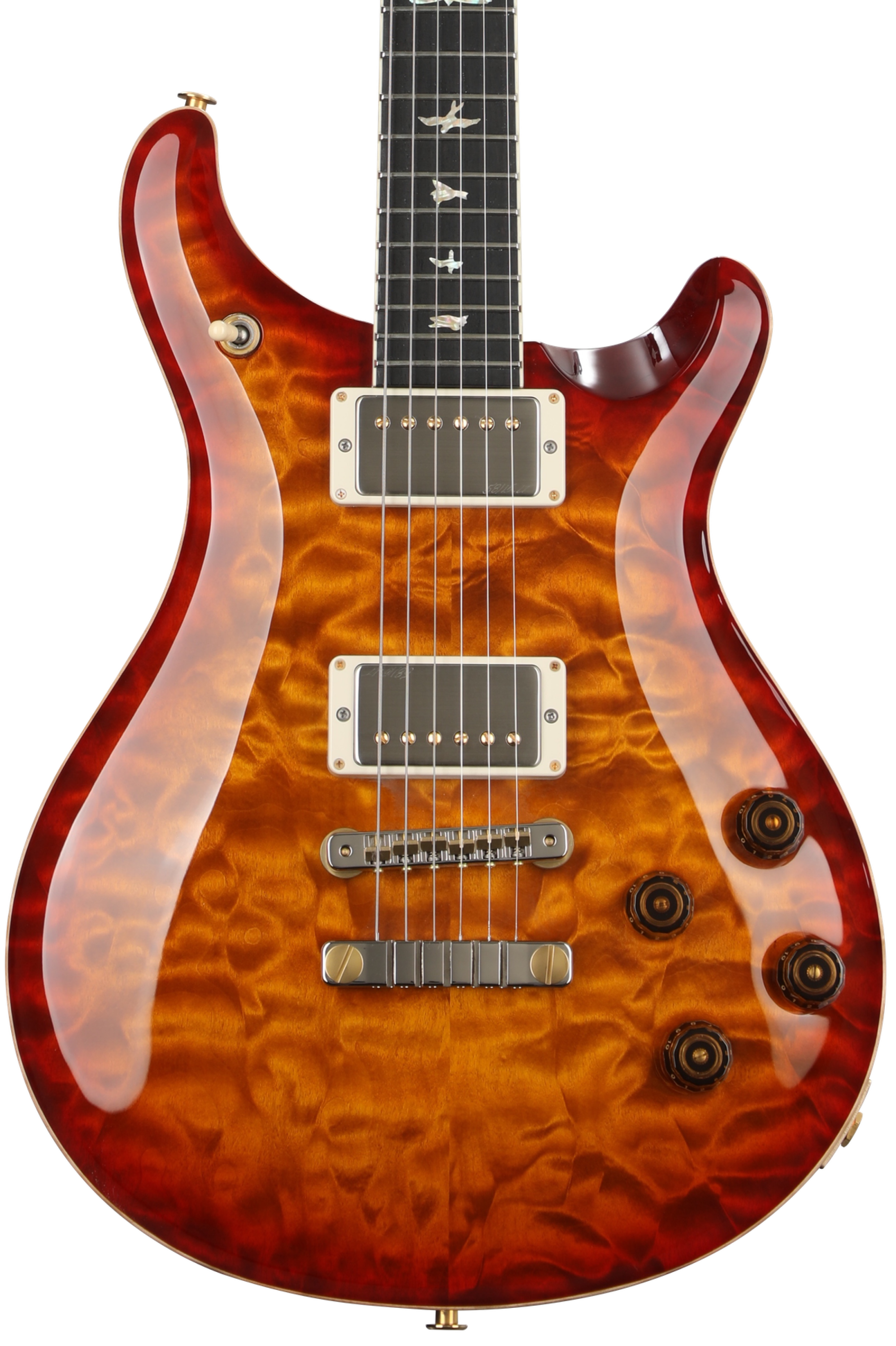 ギター PRS McCarty 594 McCarty Sunburst 10top PRS McCarty 594 10-Top Electric Guitar - Dark Cherry Sunburst