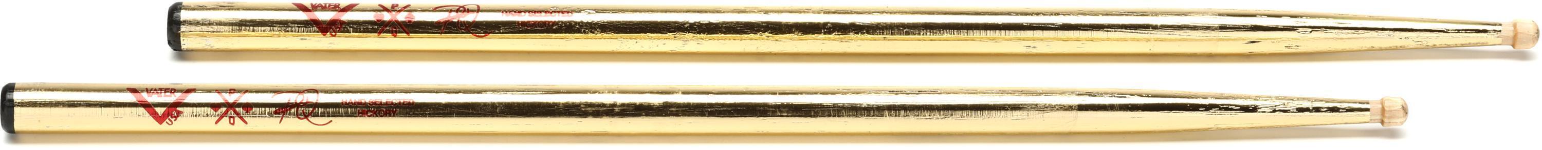 Photo of Vater Pocket Queen Signature 5A Drumsticks - Gold