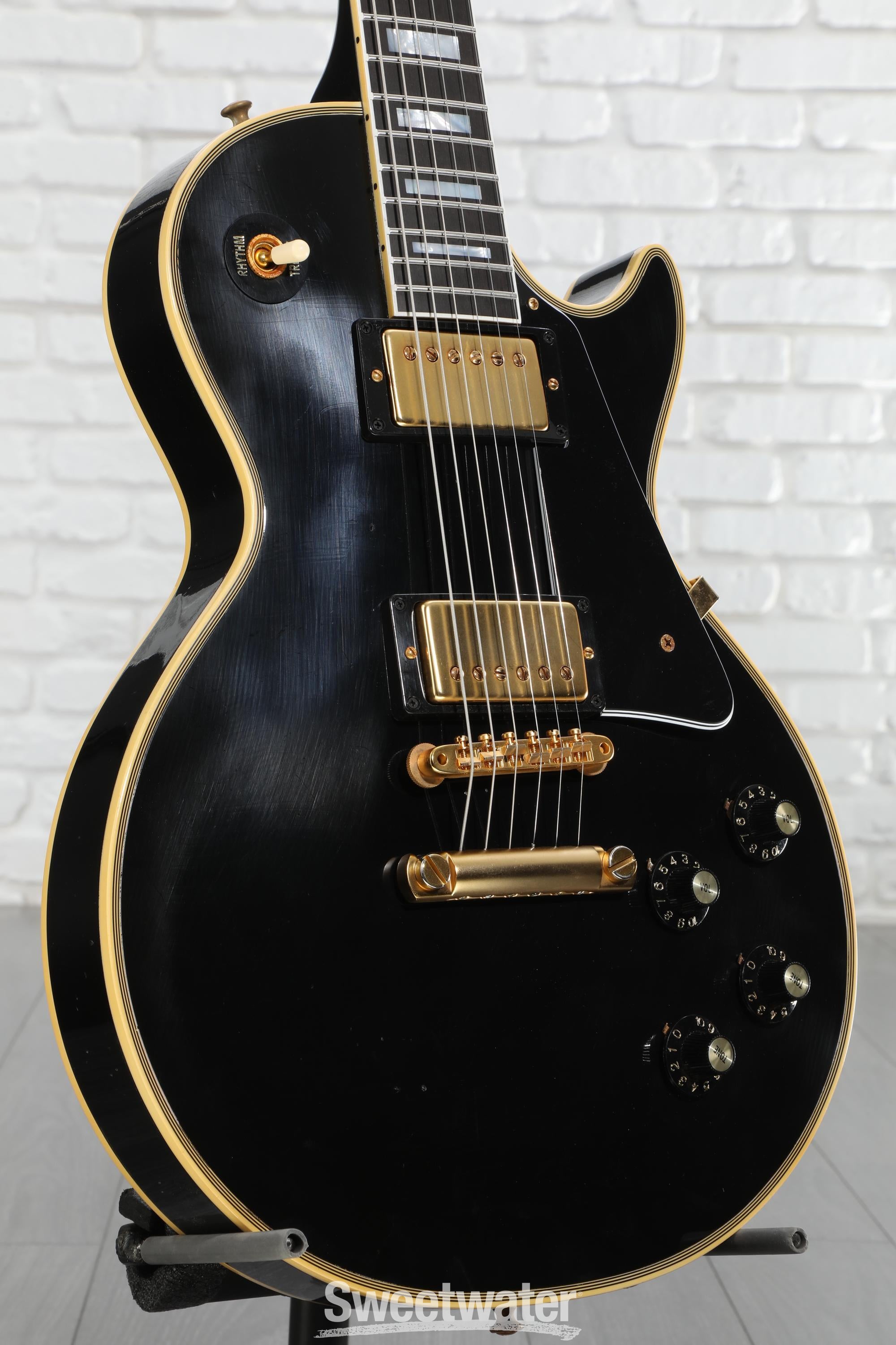 Gibson Custom 1968 Les Paul Custom Reissue Electric Guitar - Ebony