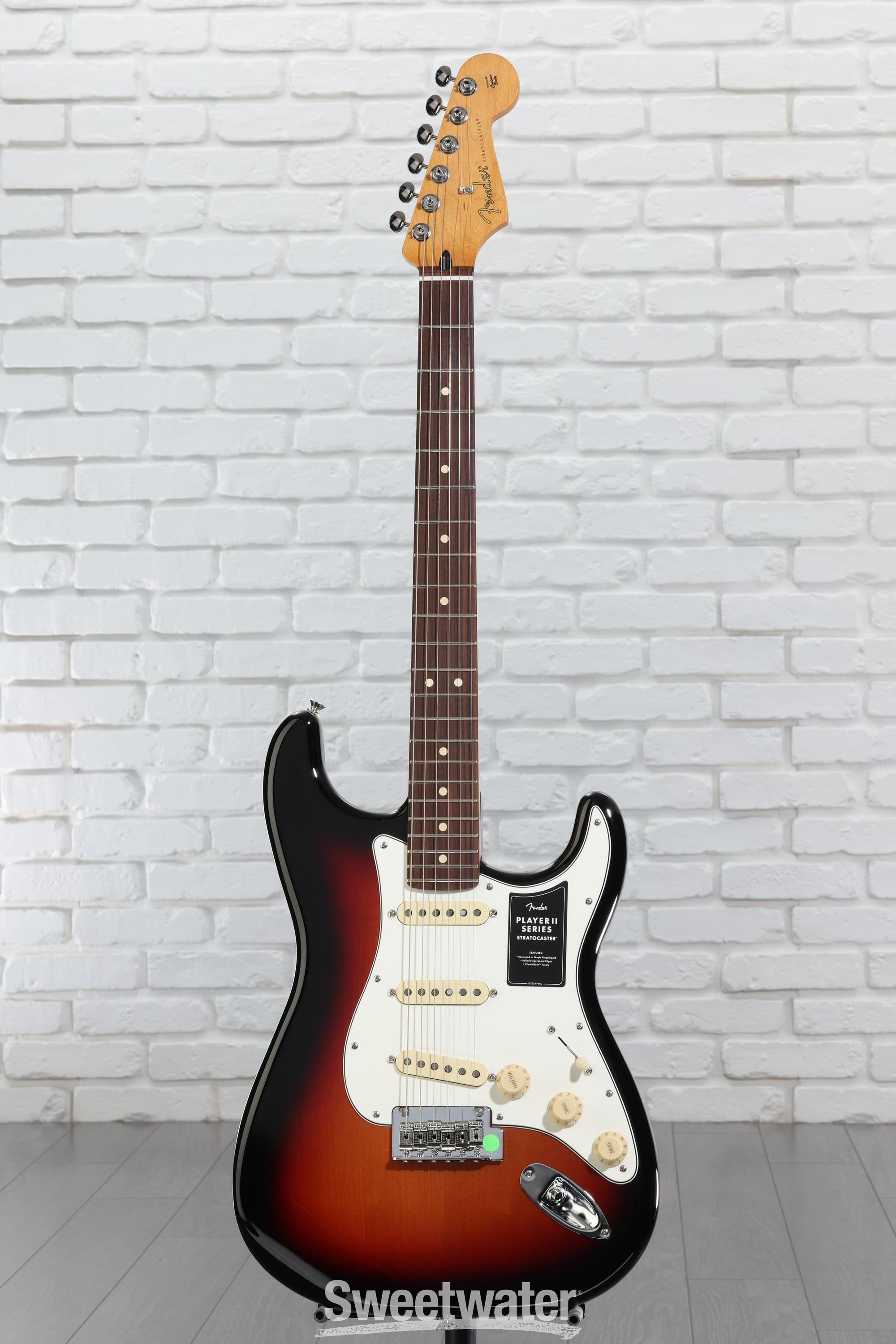 Fender Player II Stratocaster Electric Guitar - 3-color Sunburst with Rosewood Fingerboard