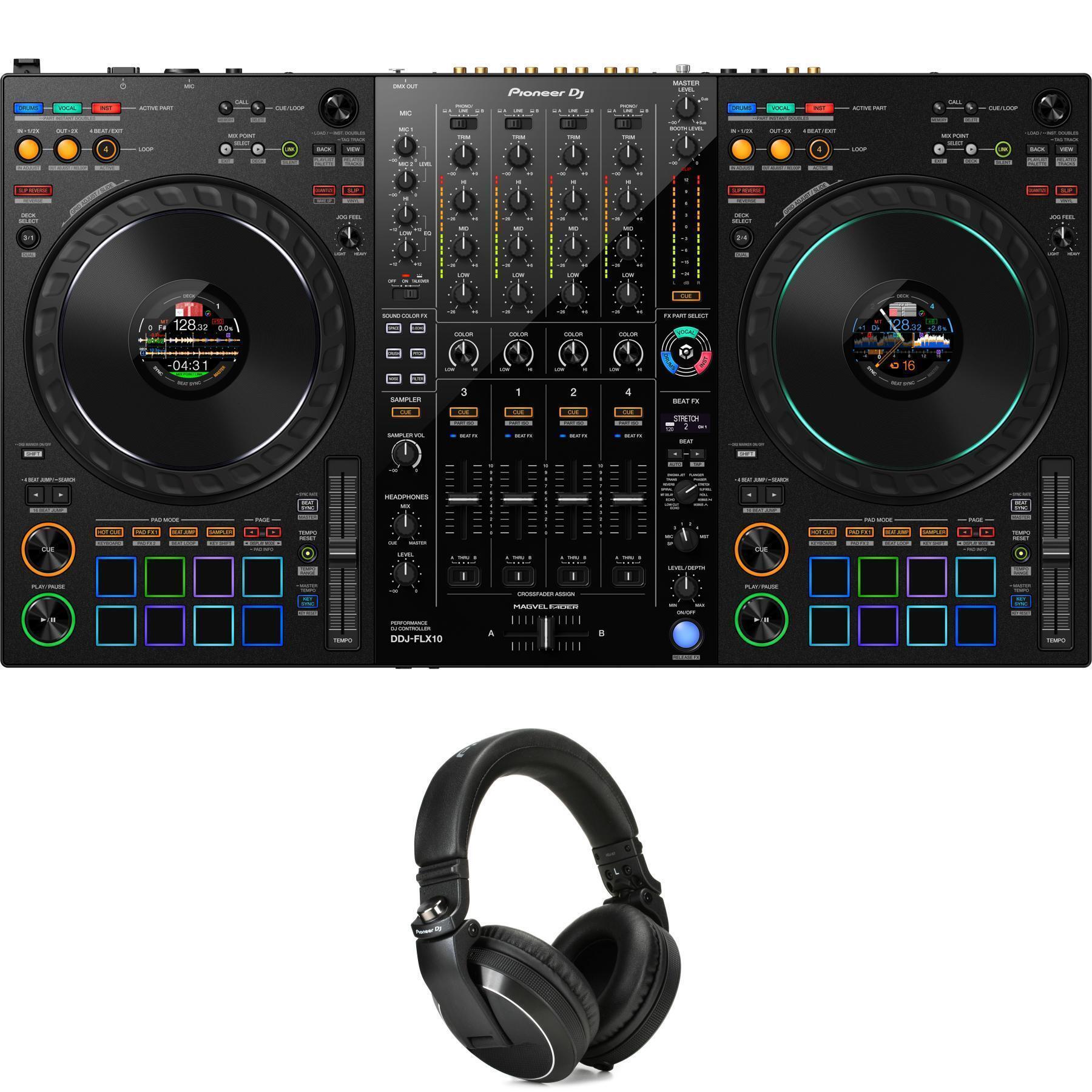 Pioneer DJ DDJ-FLX10 デッキセーバー付き