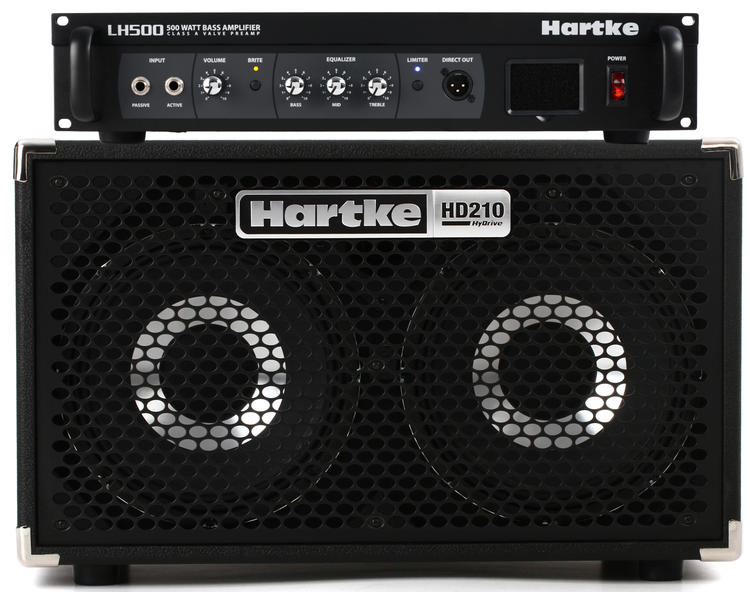Hartke LH500 500-watt Bass Head and 500-watt 2x10