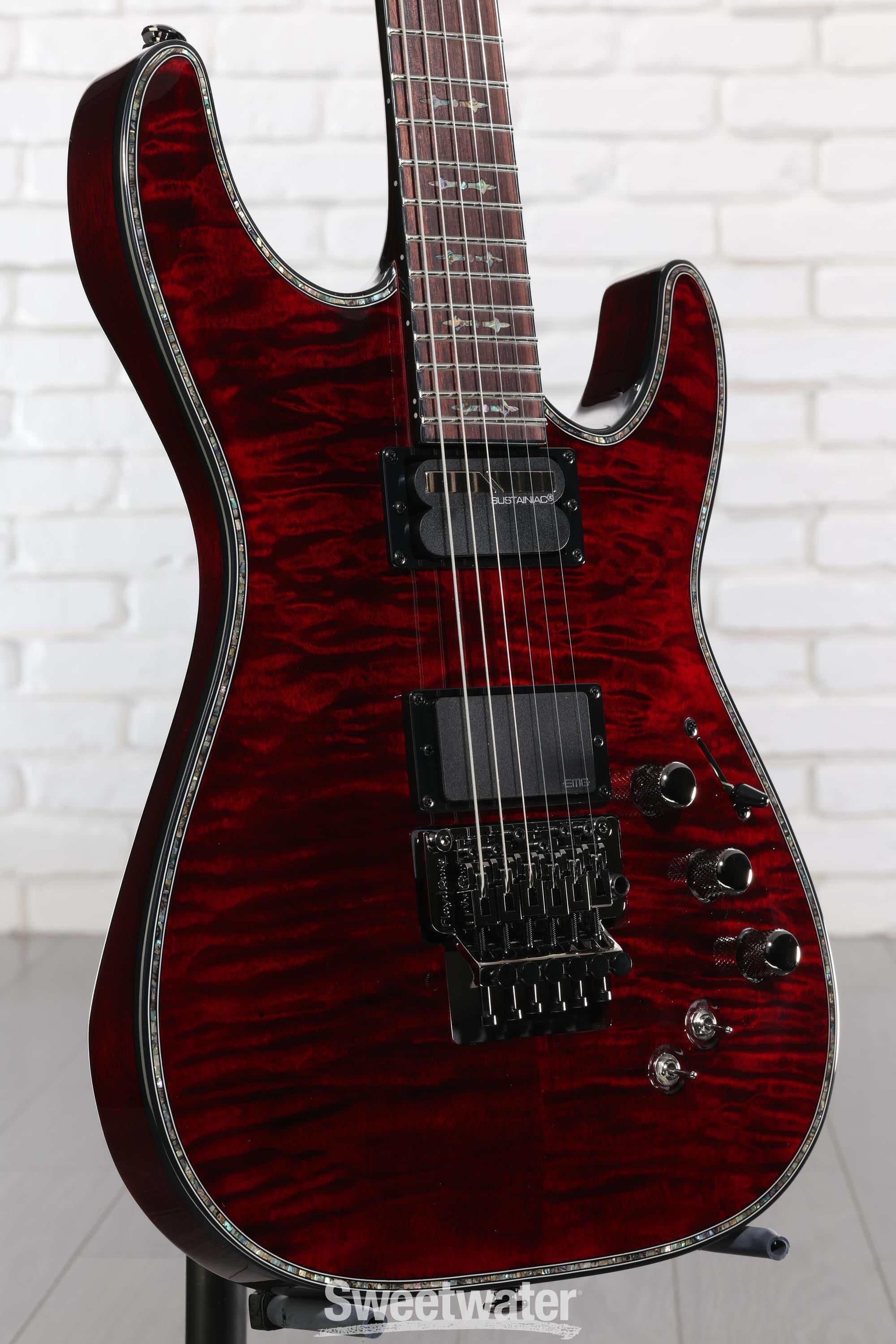 Photo of Schecter Hellraiser C-1 FR-S Electric Guitar - Black Cherry
