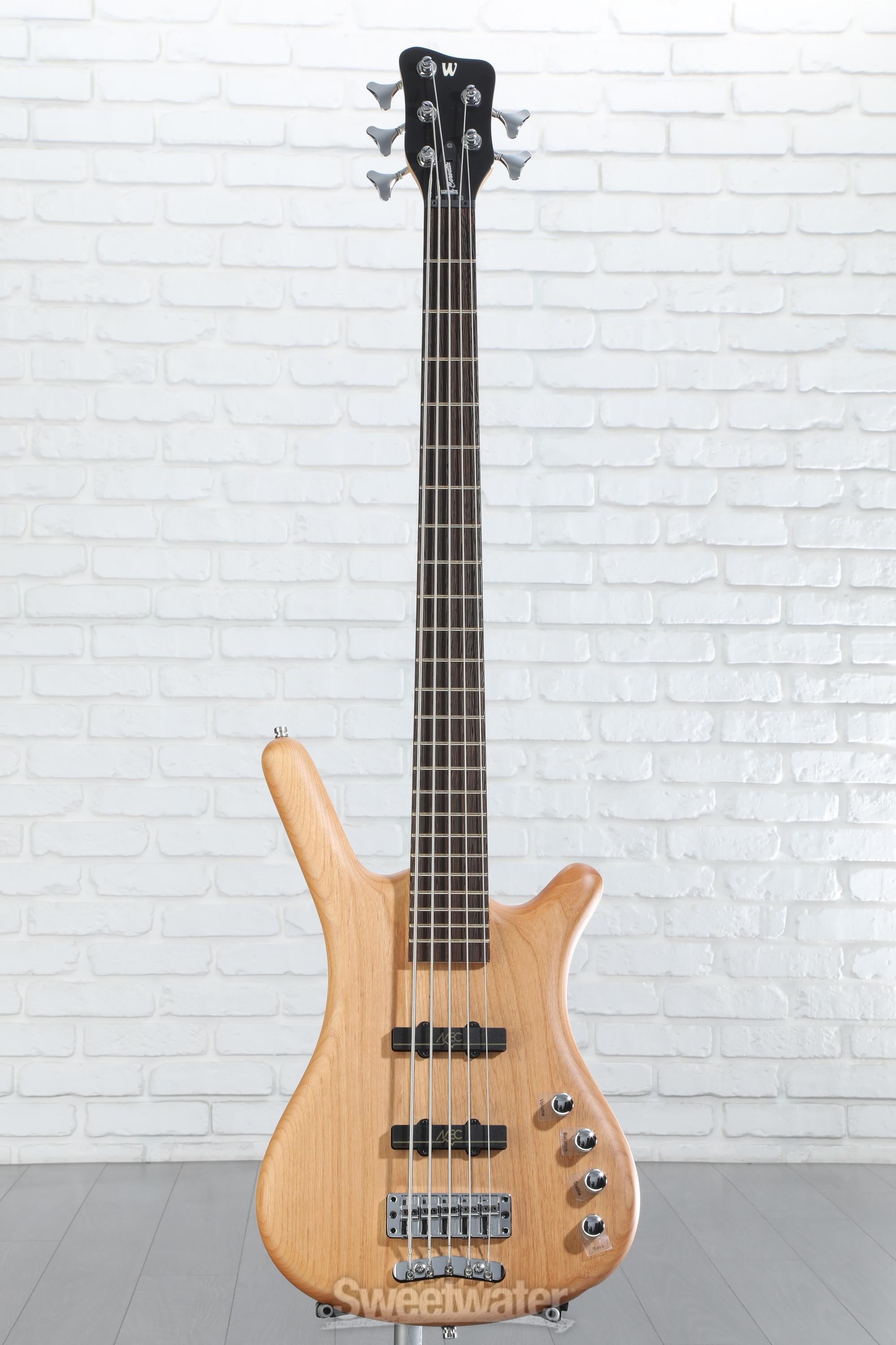 Warwick RockBass Corvette Basic 5-string Bass Guitar - Natural