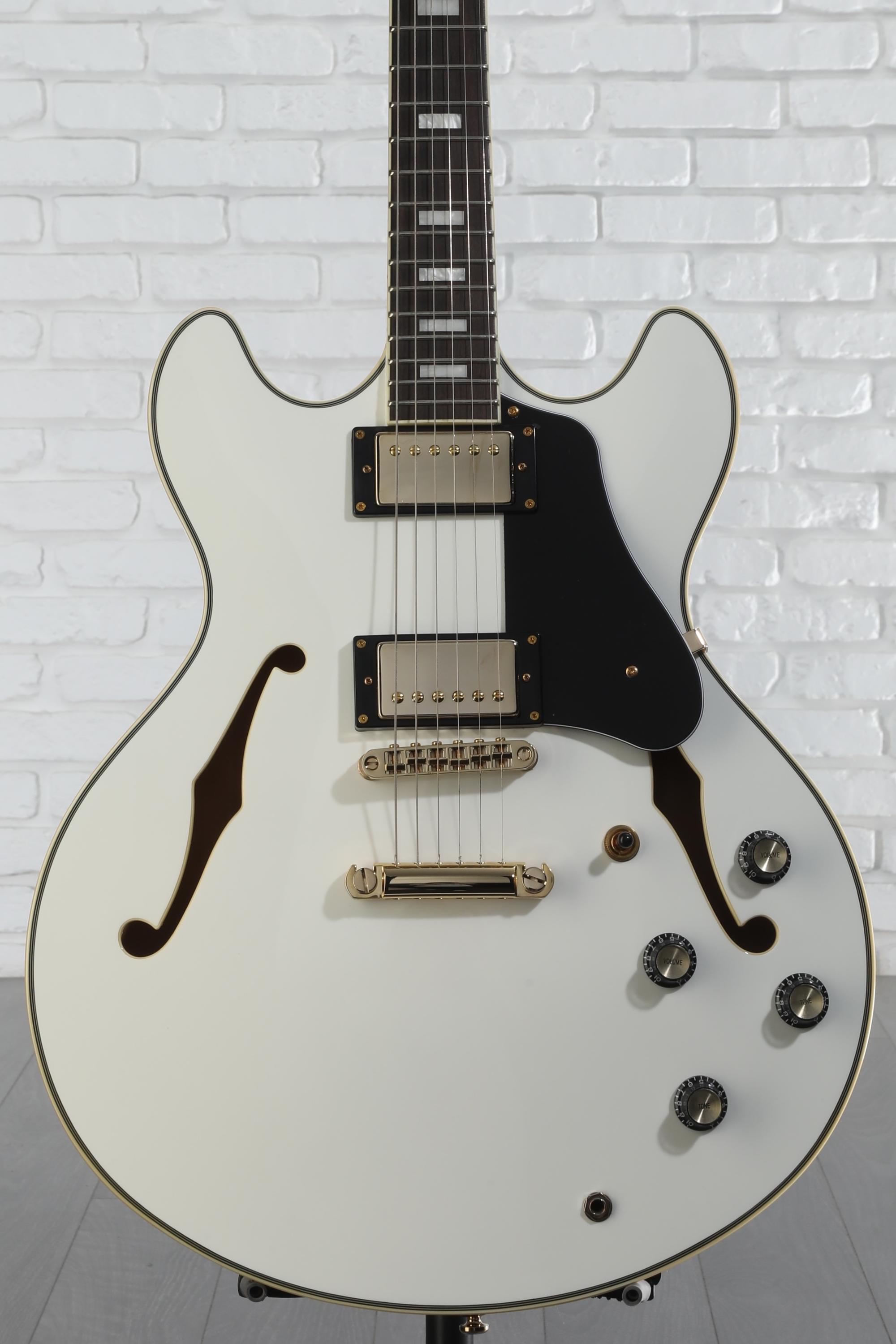Sire Larry Carlton H7 Semi-hollow Electric Guitar - White