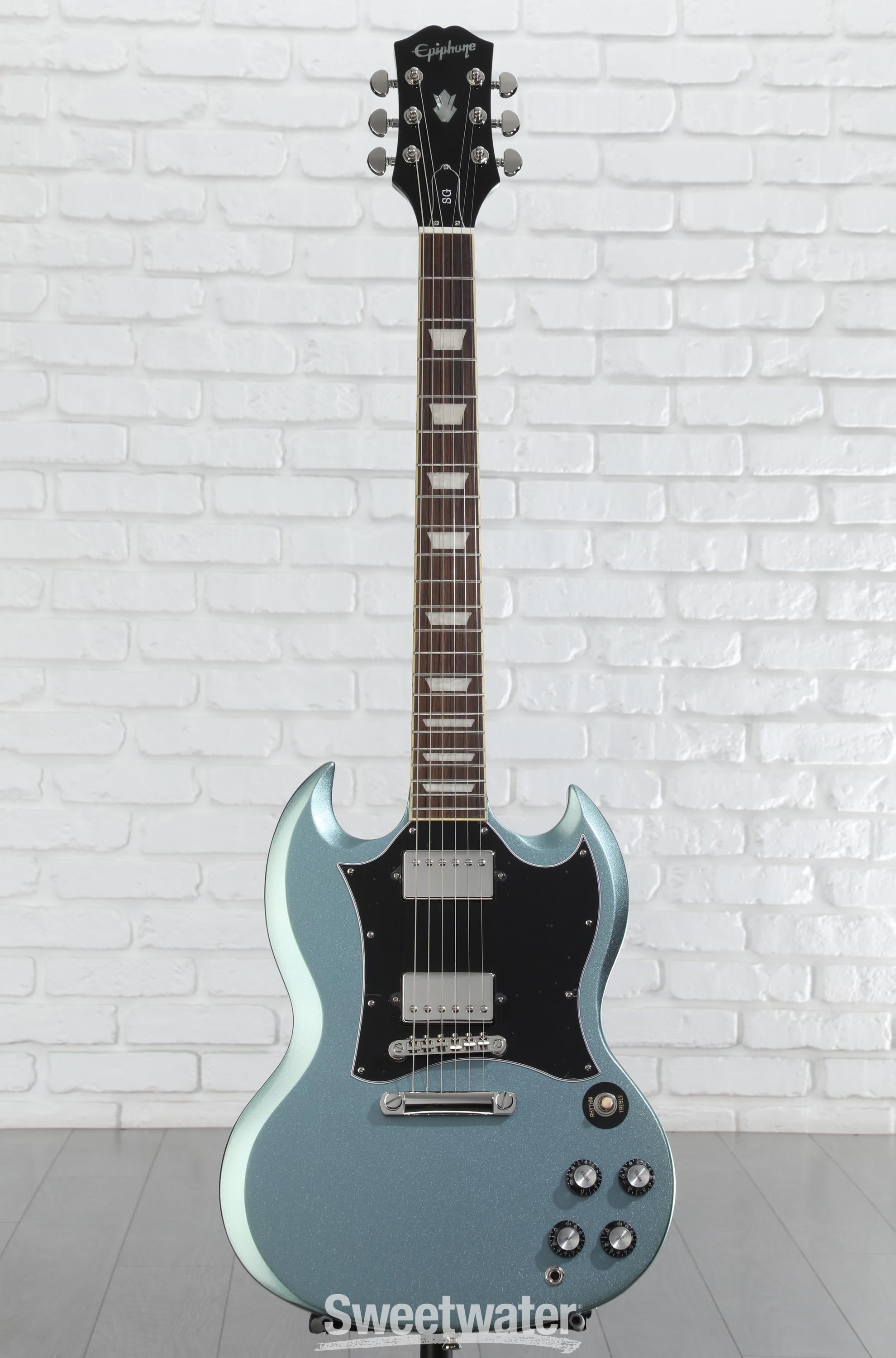 Epiphone SG Standard Electric Guitar - Pelham Blue | Sweetwater