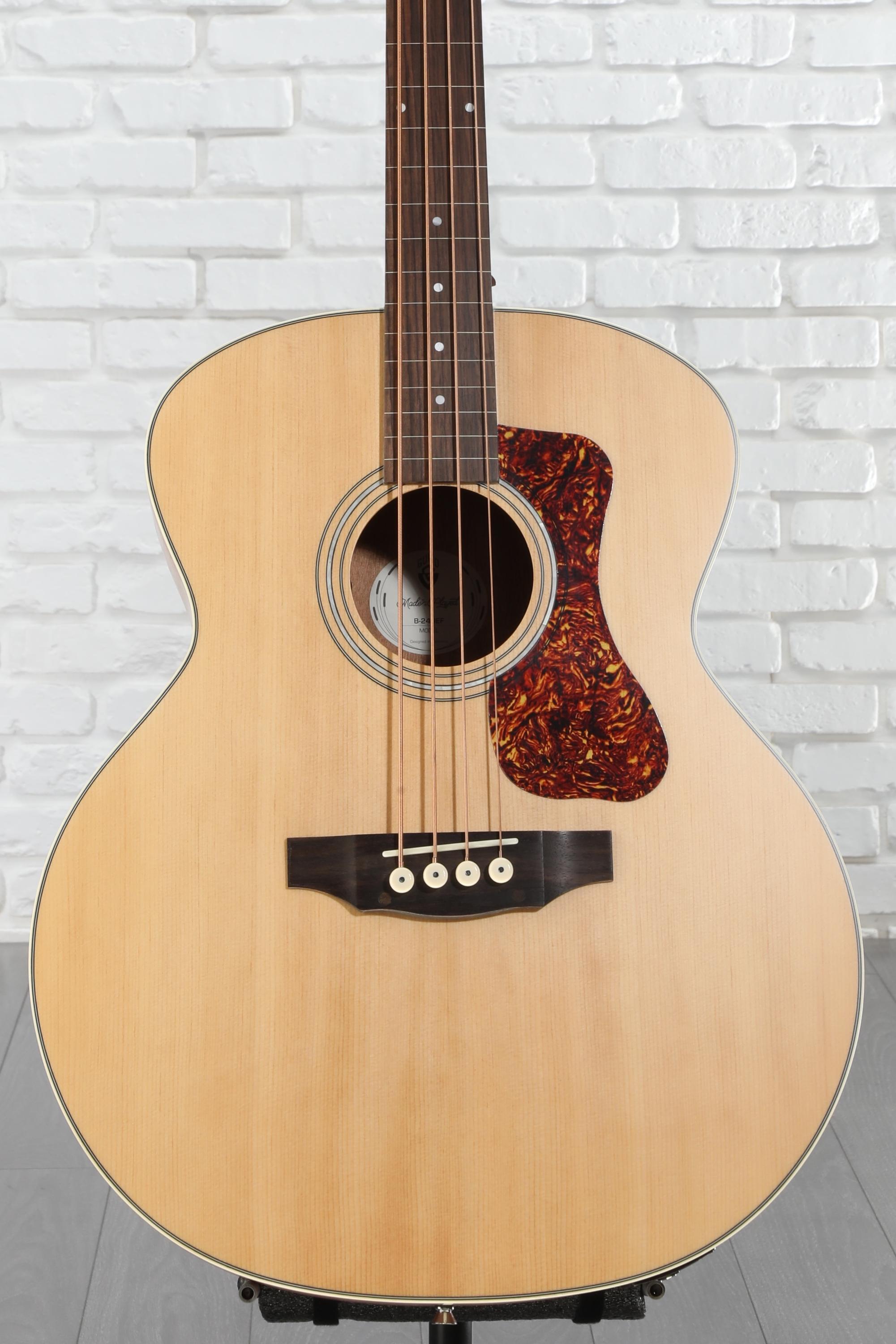 Guild B-240EF Fretless Concert Acoustic-electric Bass Guitar