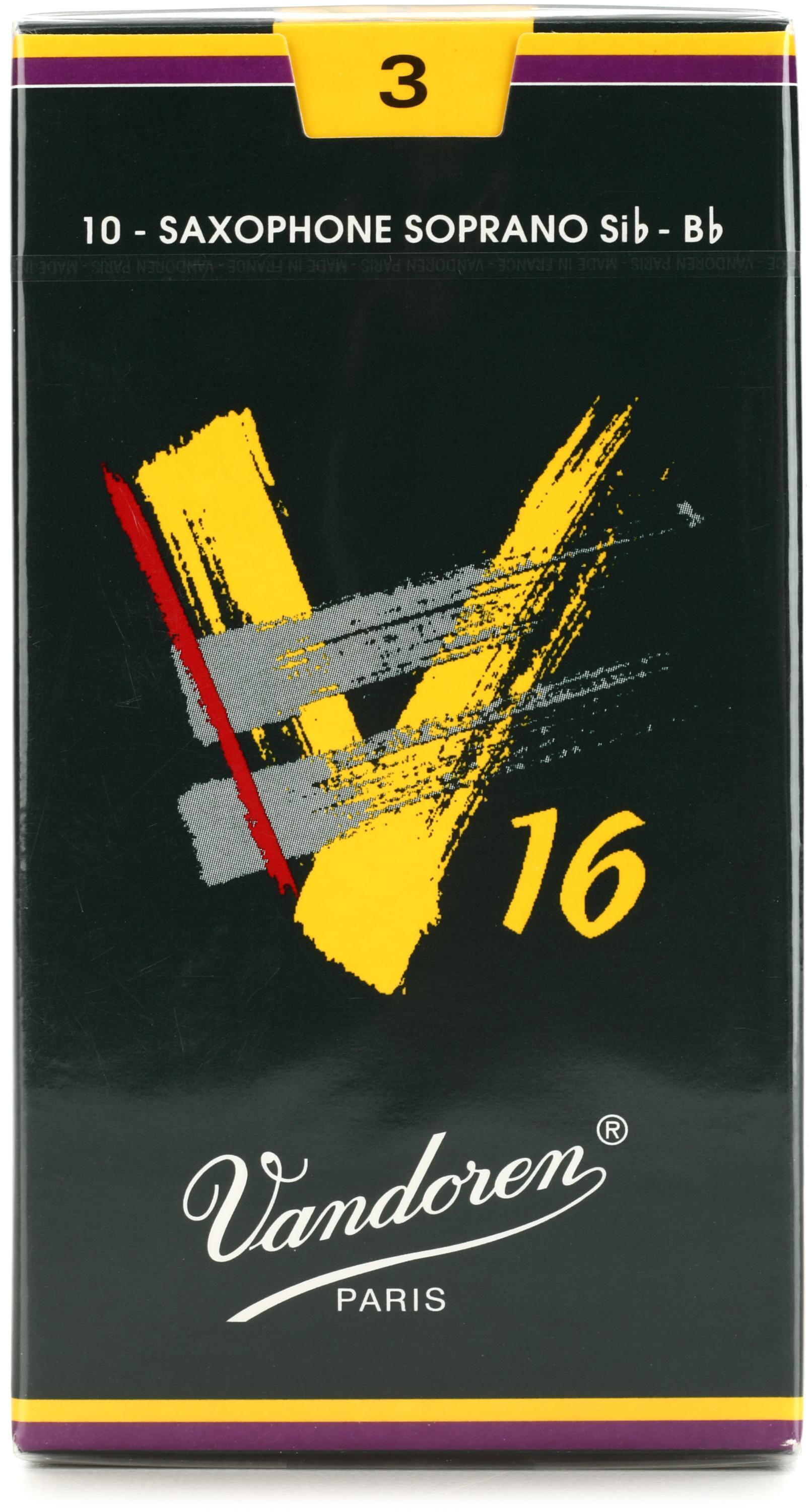 Photo of Vandoren SR713 - V16 Soprano Saxophone Reeds - 3.0 (10-pack)