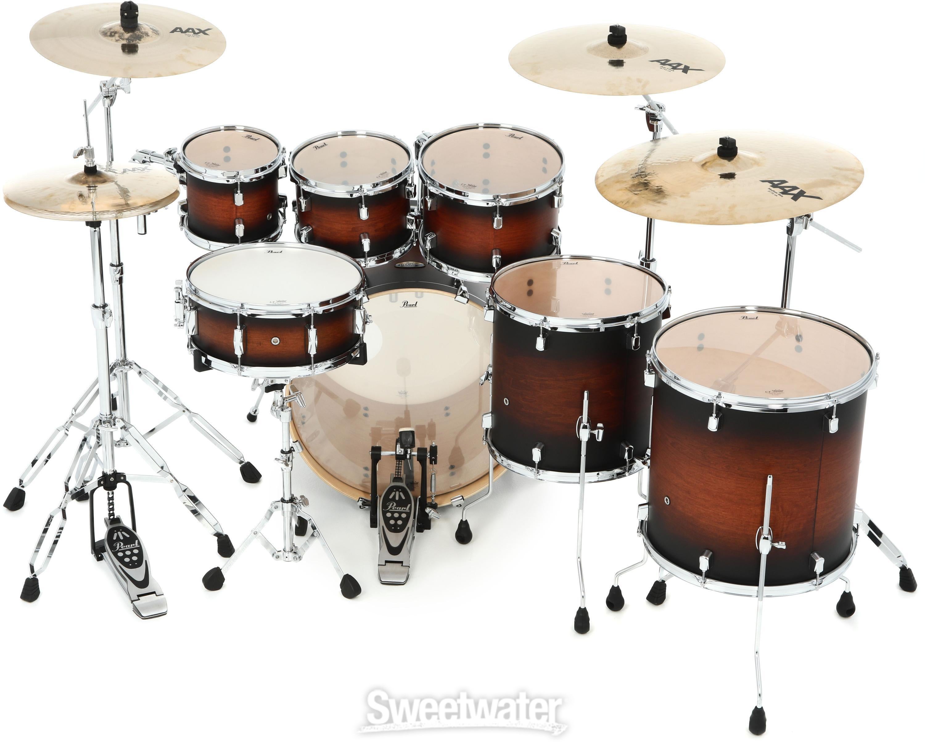 Decade Maple DMP927SP/C 7-piece Shell Pack with Snare Drum - Satin