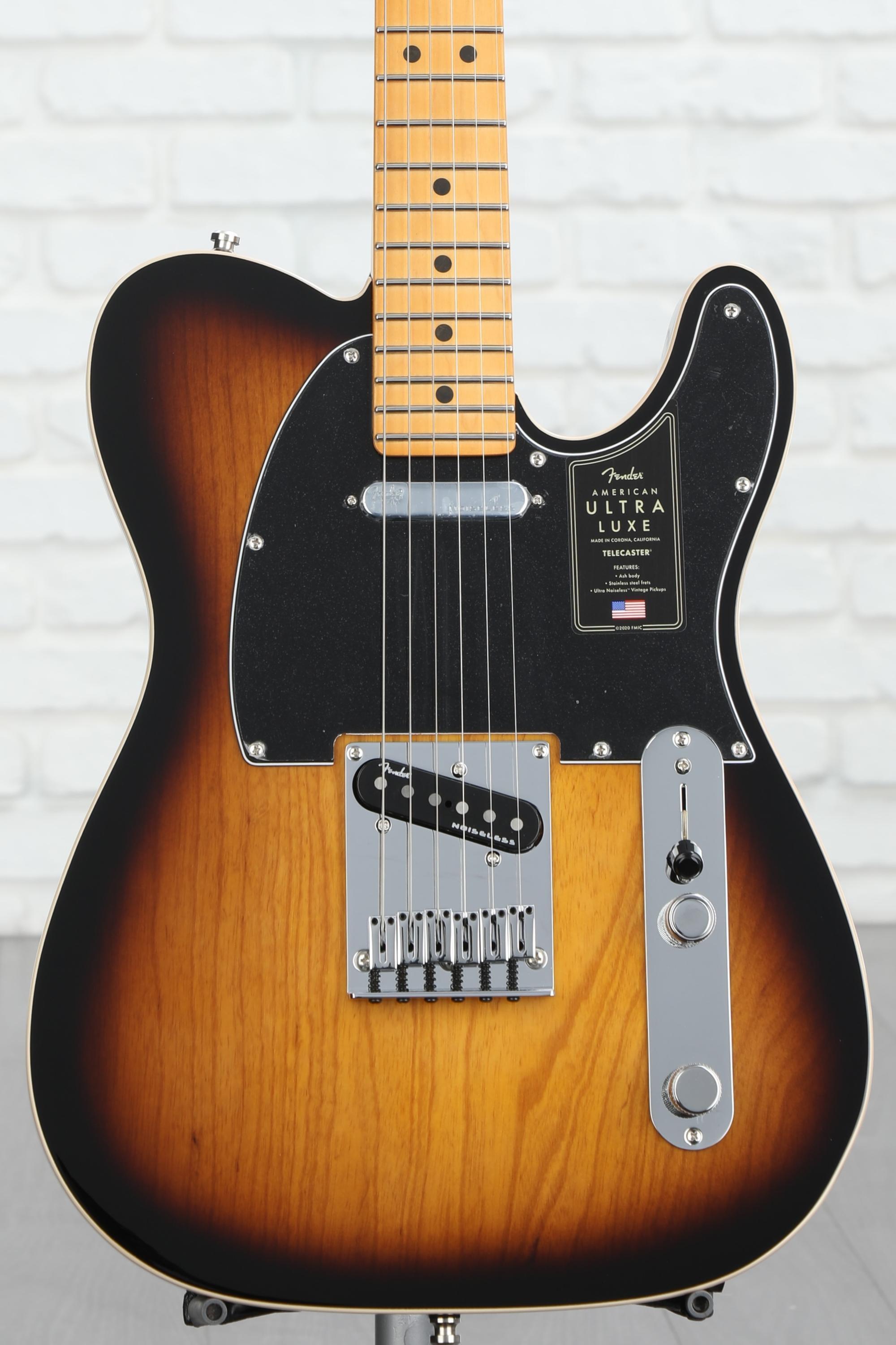 Fender American Ultra Luxe Telecaster - 2-color Sunburst with Maple  Fingerboard