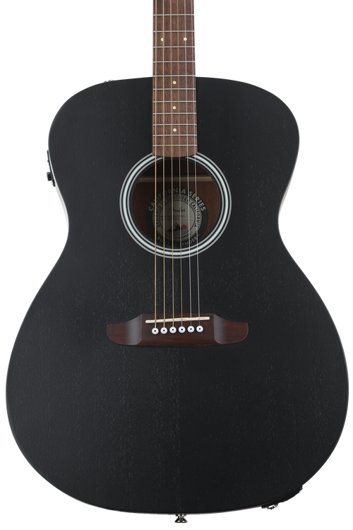 Fender Monterey Standard Acoustic-electric Guitar - Black | Sweetwater