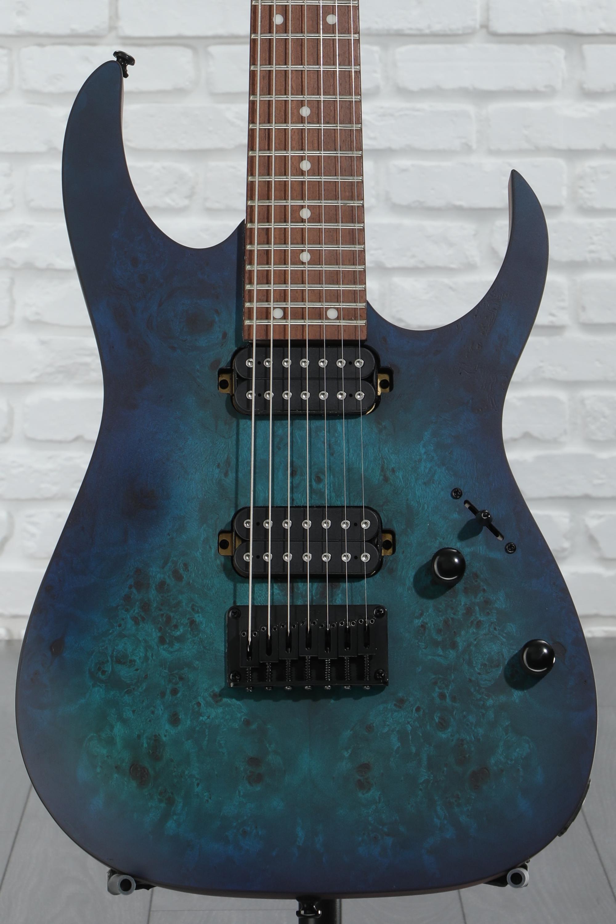 Ibanez RG7421PB Electric Guitar - Sapphire Blue Flat