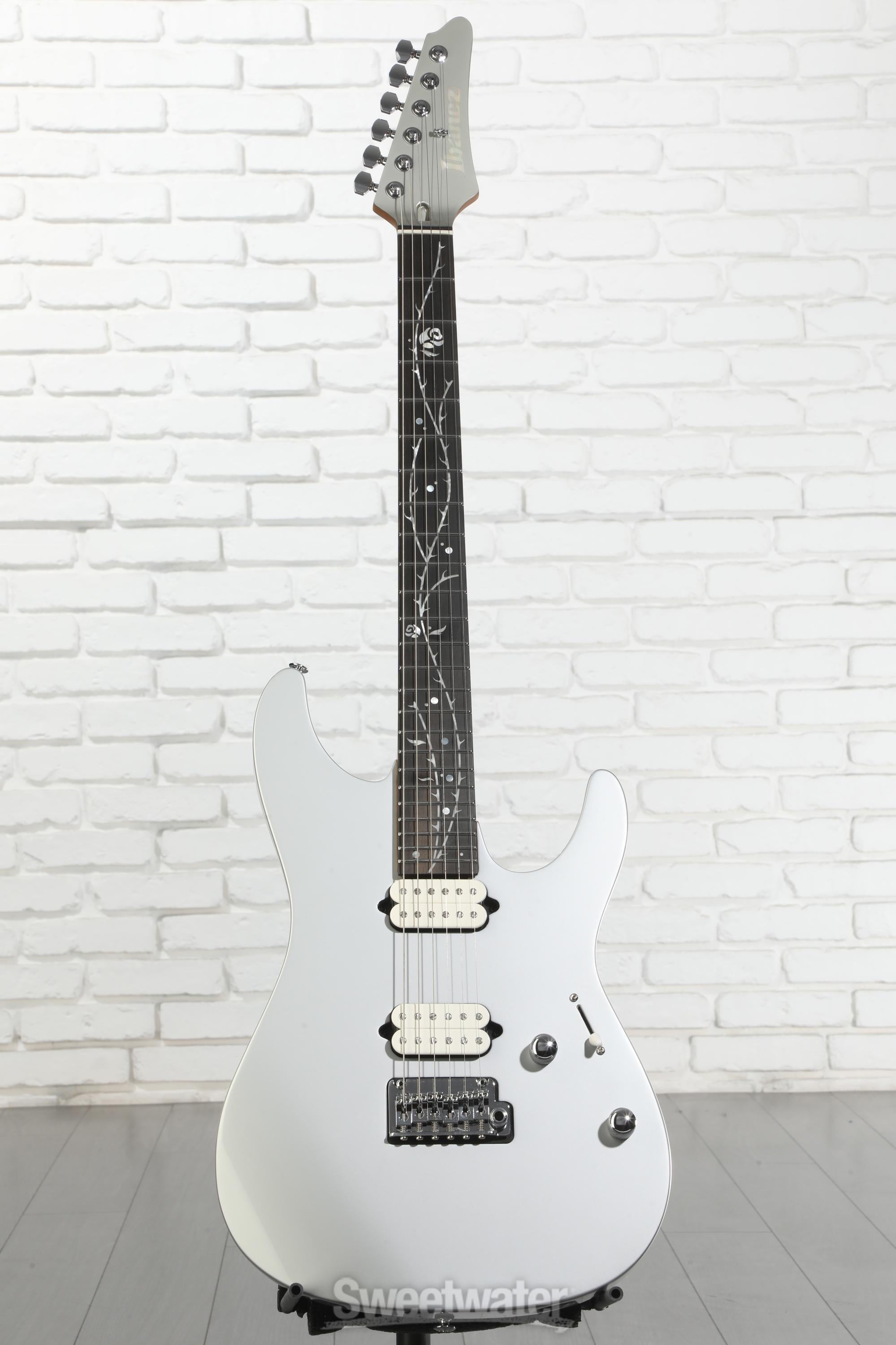 Ibanez TOD10 Tim Henson Signature Electric Guitar - Classic Silver