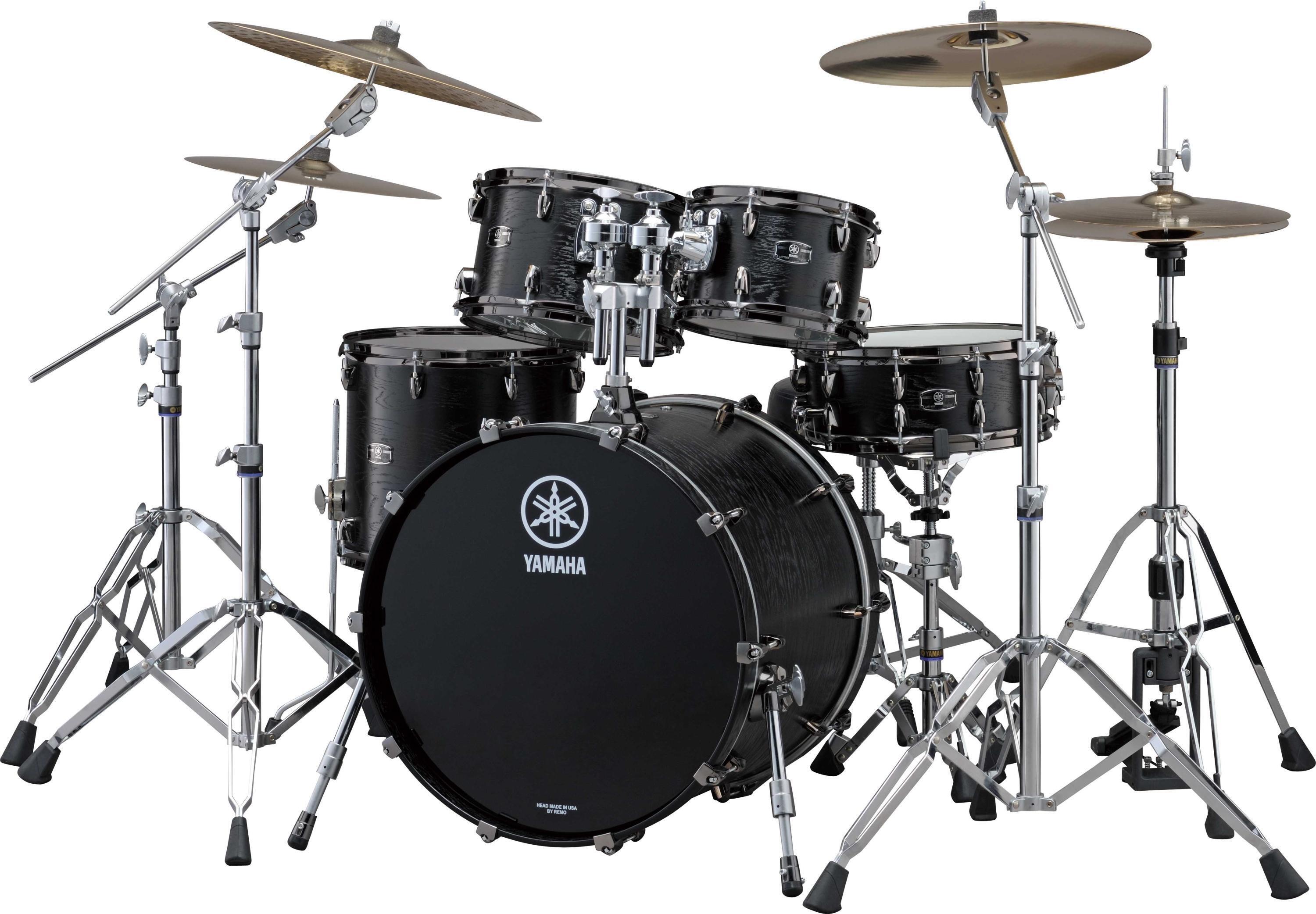 Yamaha Live Custom 4-piece Shell Pack - Black Oak