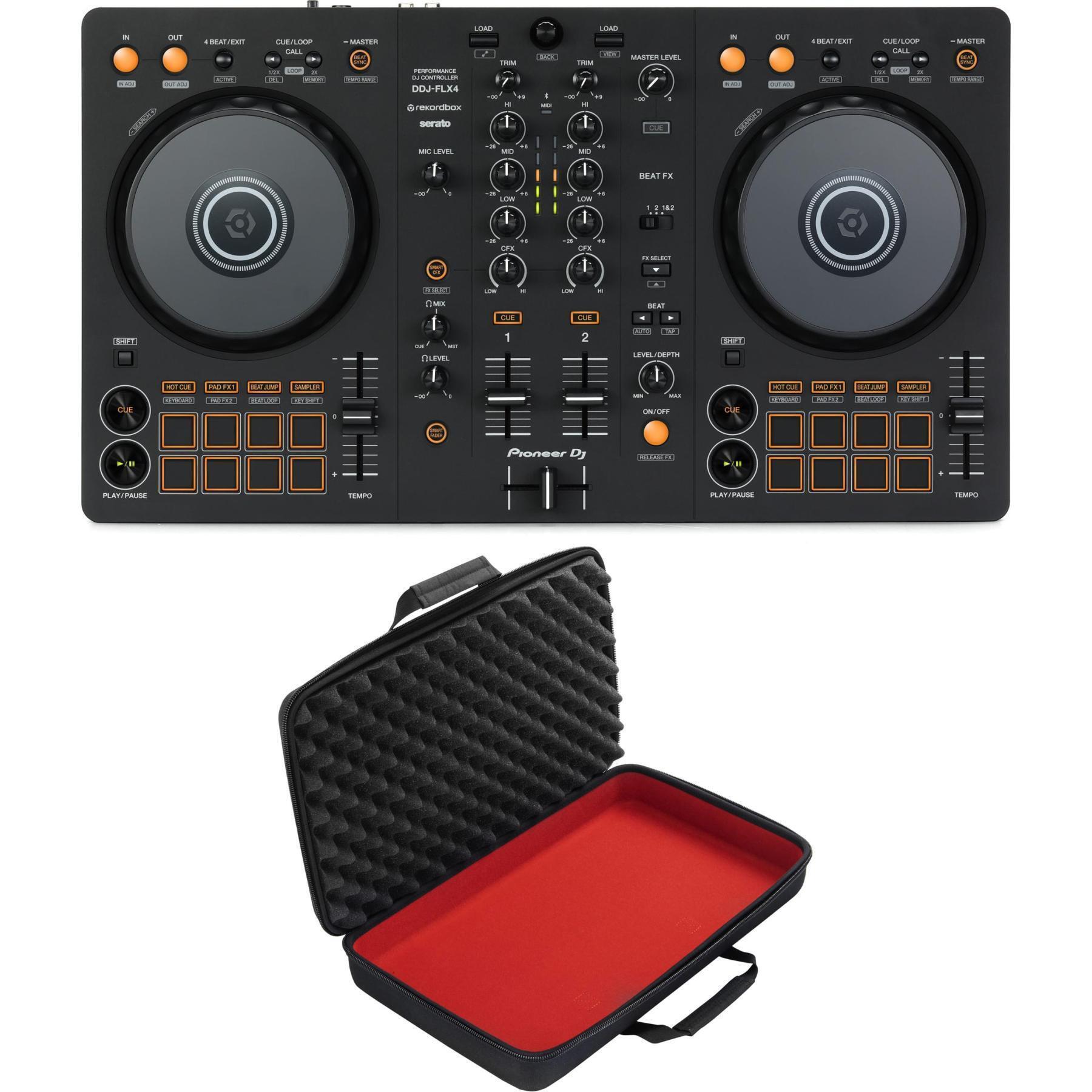 Pioneer DJ DDJ-FLX4 2-deck rekordbox/Serato DJ Controller