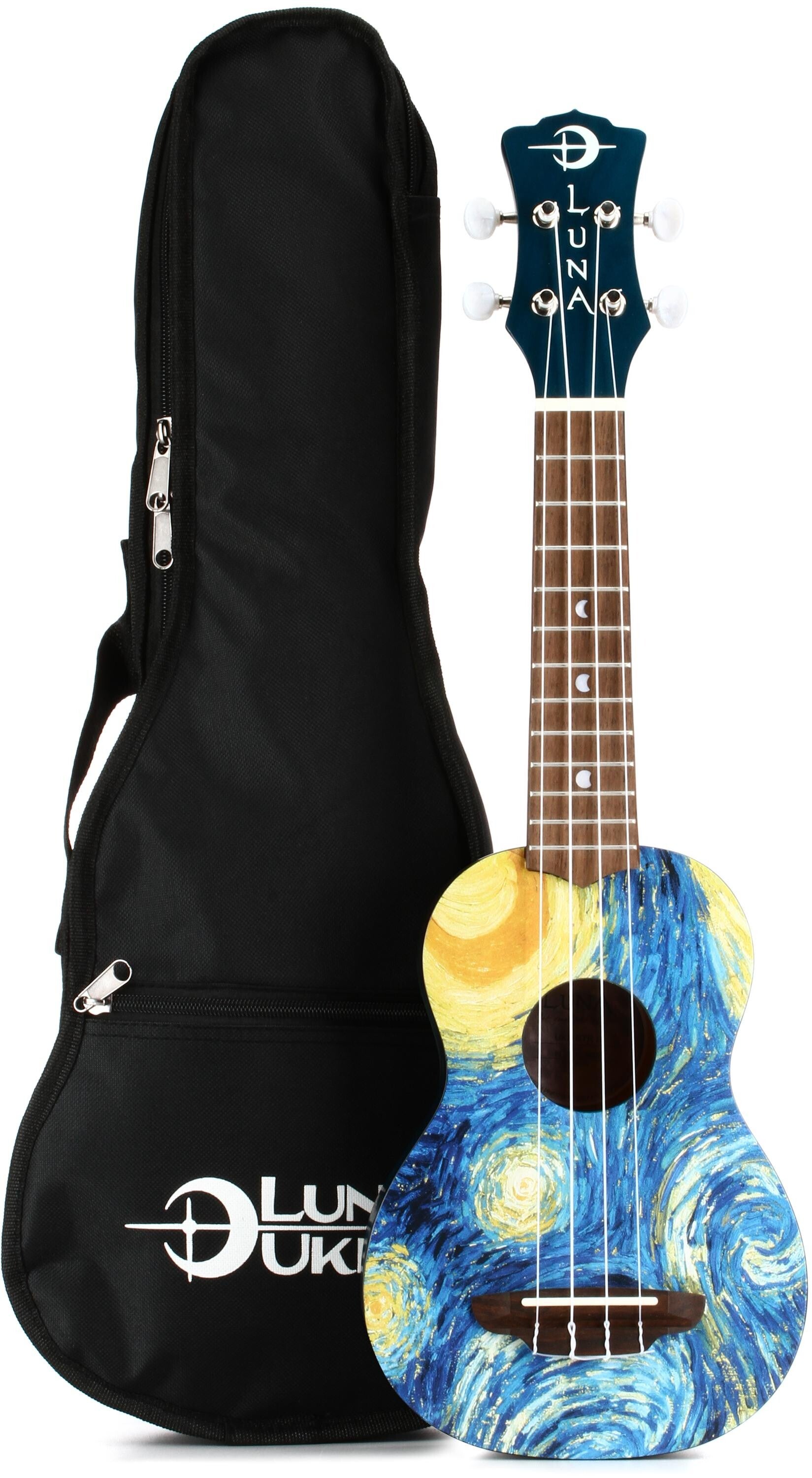 Luna Starry Night Soprano Ukulele - Starry Night | Sweetwater