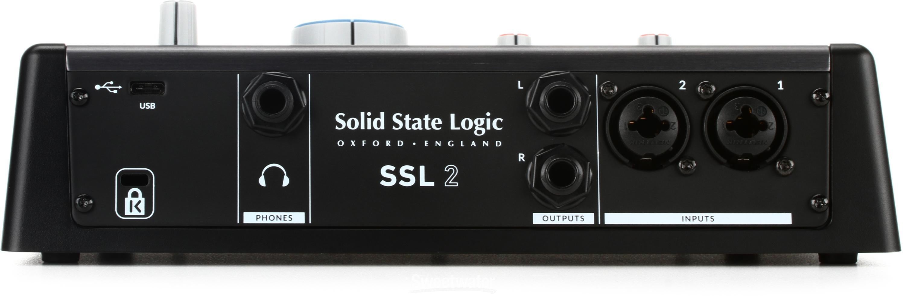 Solid State Logic SSL2 2x2 USB Audio Interface Reviews | Sweetwater