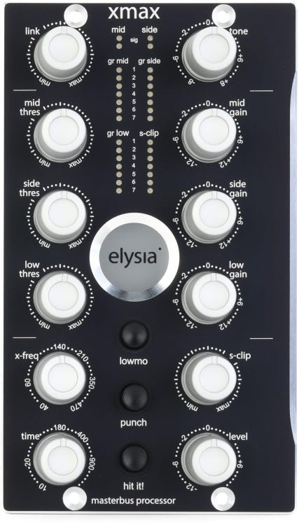 elysia xmax 500 Series Stereo Master Bus Compressor