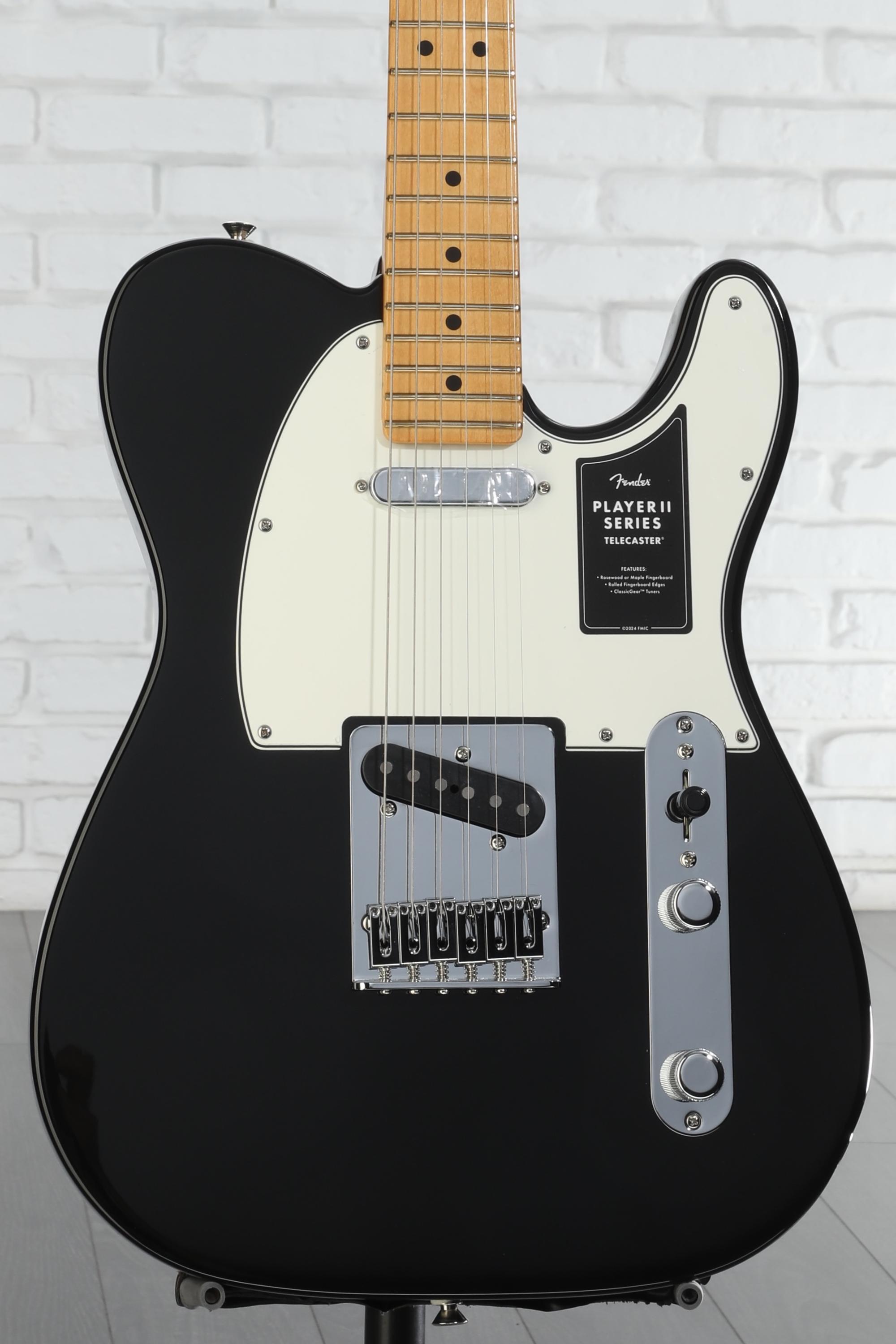 ギター Fender Player II Telecaster Black Maple Fender Player II Telecaster, Black — Rudy's Music Soho