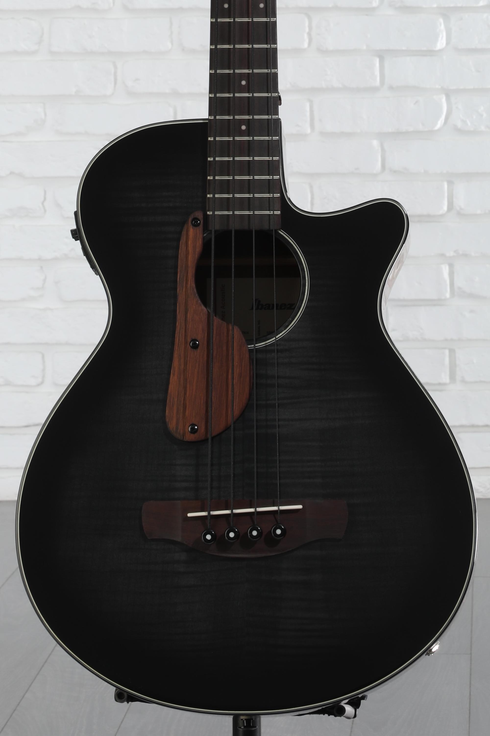 Ibanez AEGB25E Acoustic-electric Bass Guitar - Transparent